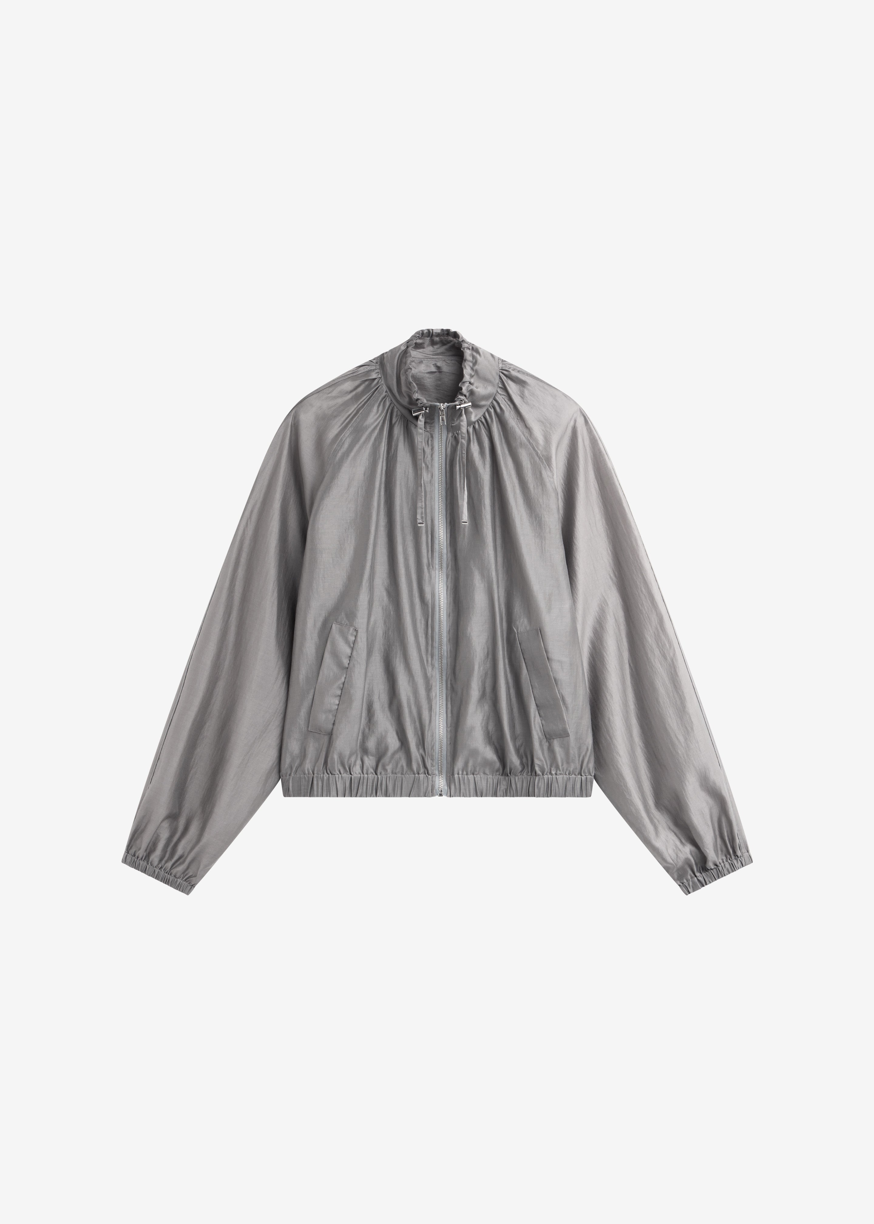 Arzon Sheer Jacket - Steel Grey - 8