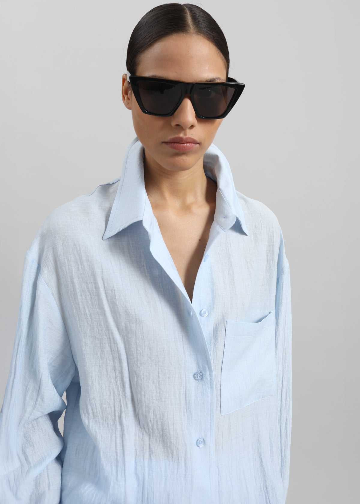 Ascain Fluid Shirt - Sky Blue - 3