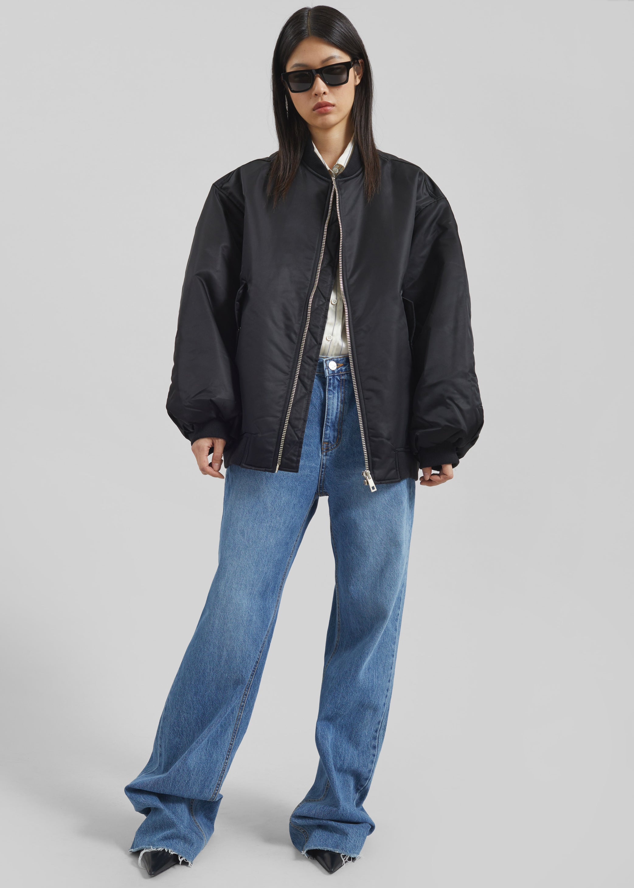 Shop the look image for Astra Bomber Jacket - Black