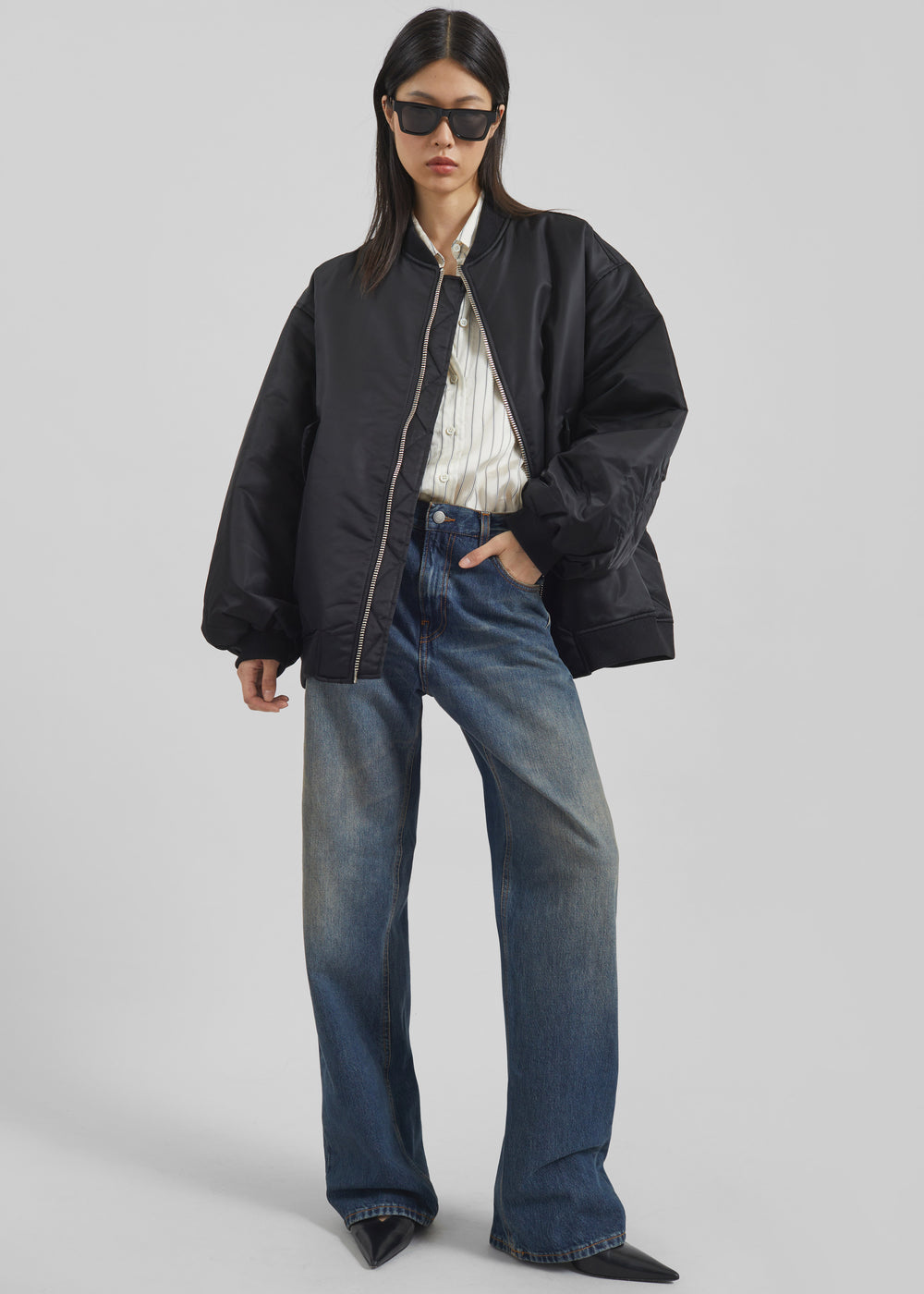 Astra Bomber Jacket - Black - 1