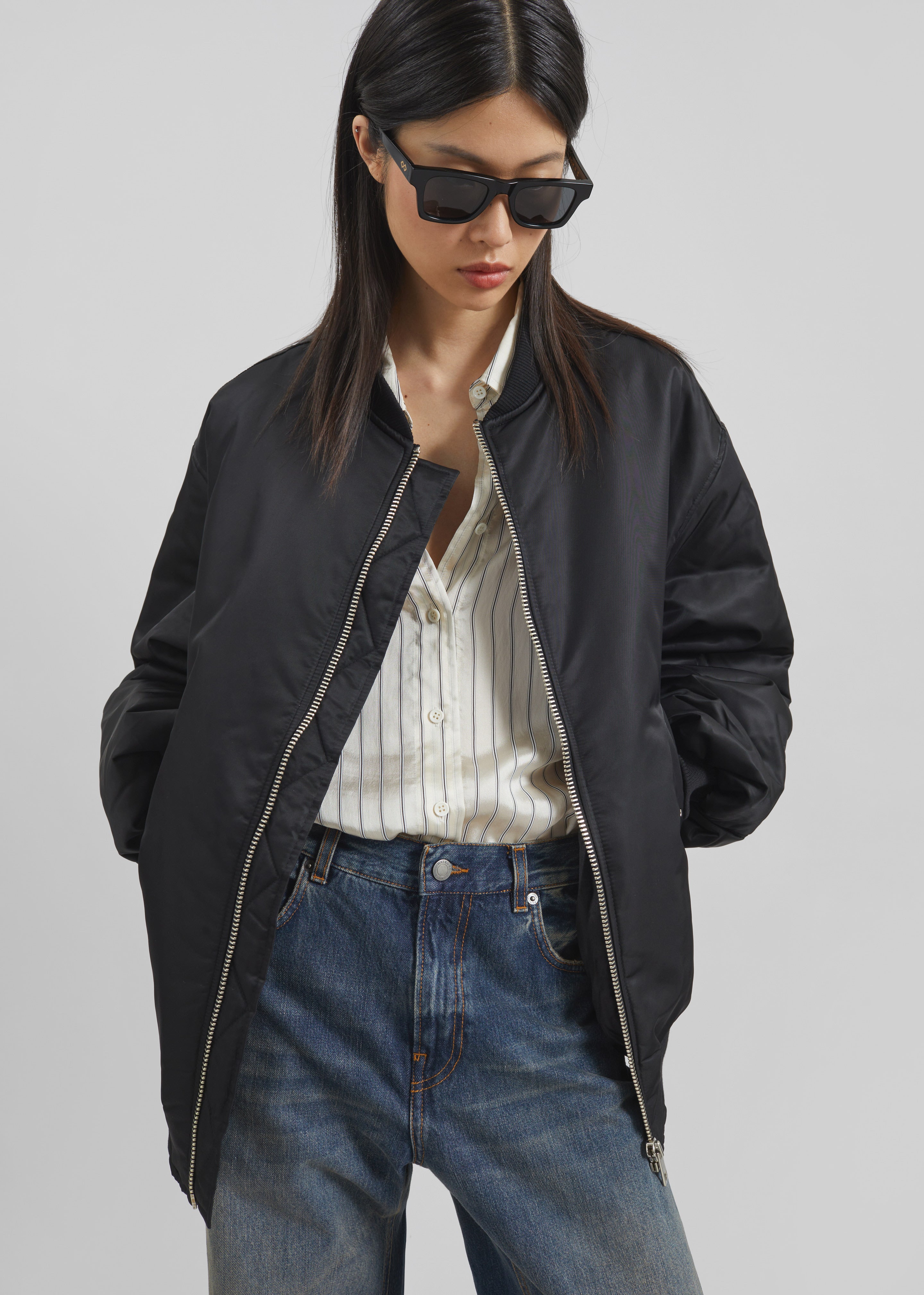 Astra Bomber Jacket - Black - 3
