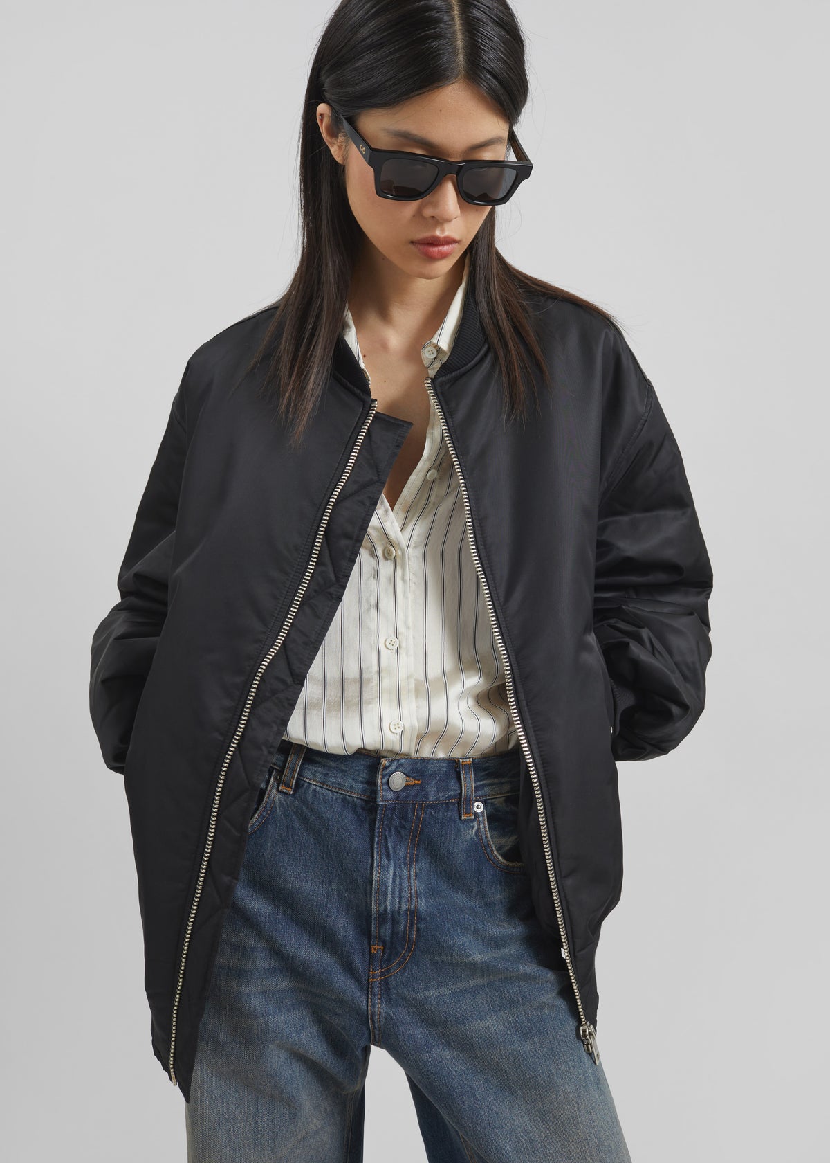 Astra Bomber Jacket - Black - 3
