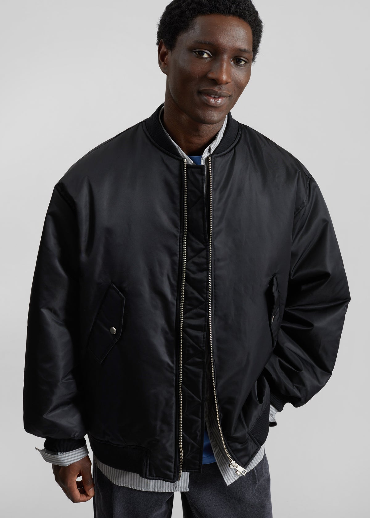 Astra Bomber Jacket - Black - 9 - [gender-male]