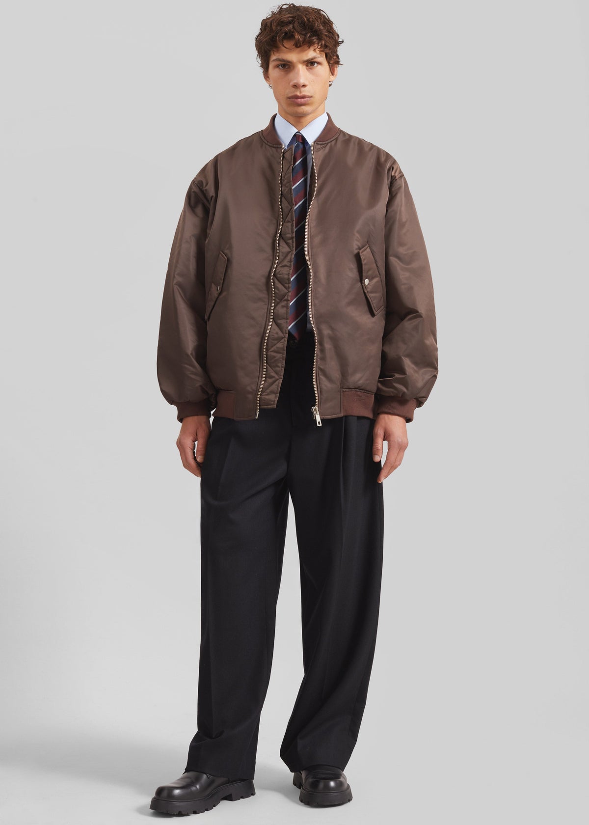 Astra Bomber Jacket - Brown - 4