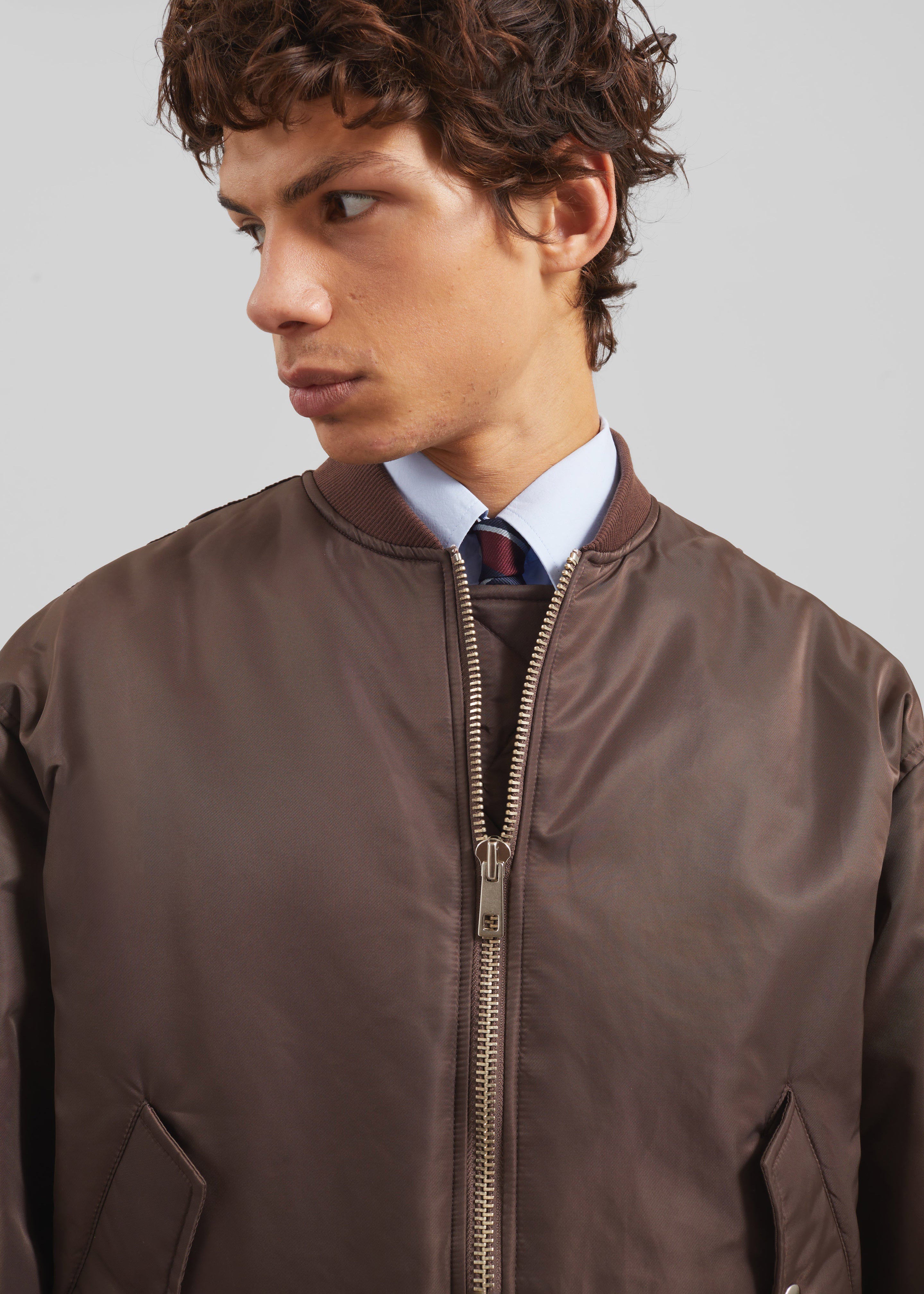 Astra Bomber Jacket - Brown - 3
