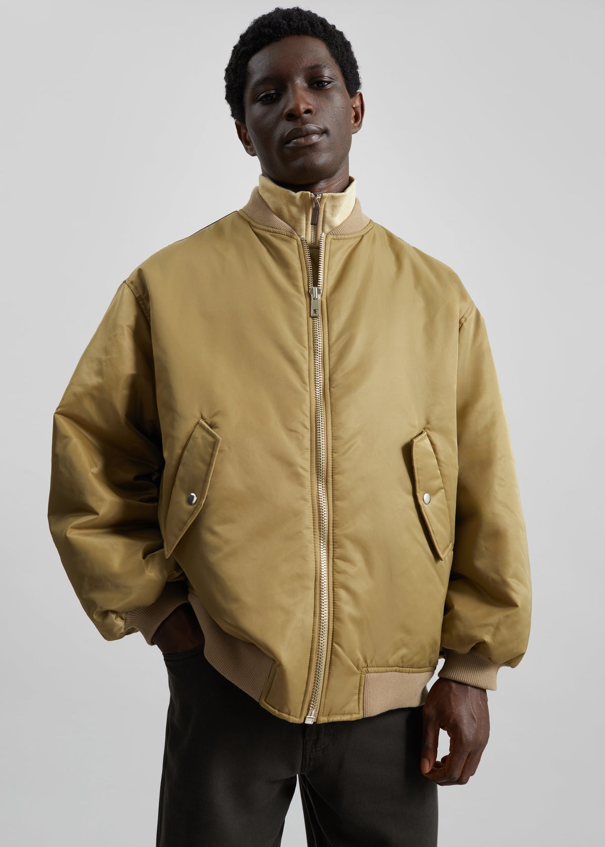 Astra Bomber Jacket - Olive - 10 - [gender-male]