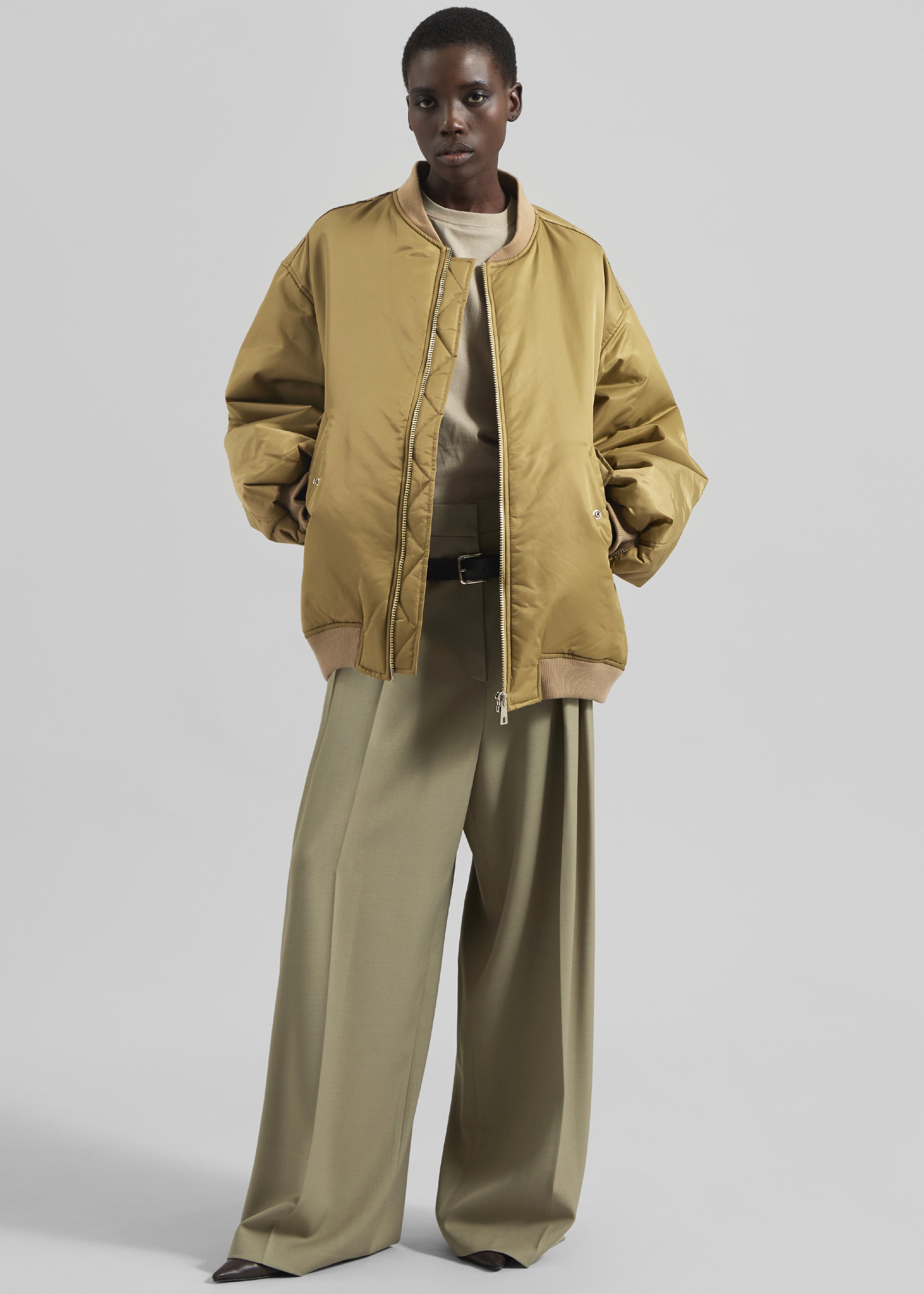 Astra Bomber Jacket - Olive - 5