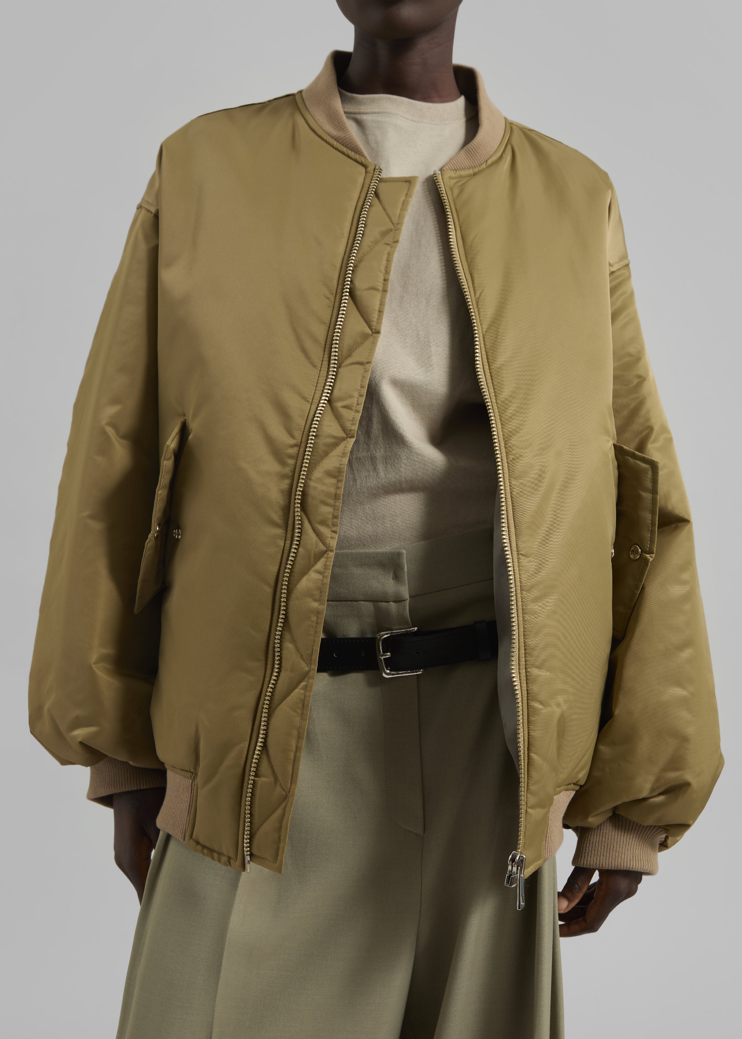 Astra Bomber Jacket - Olive - 3