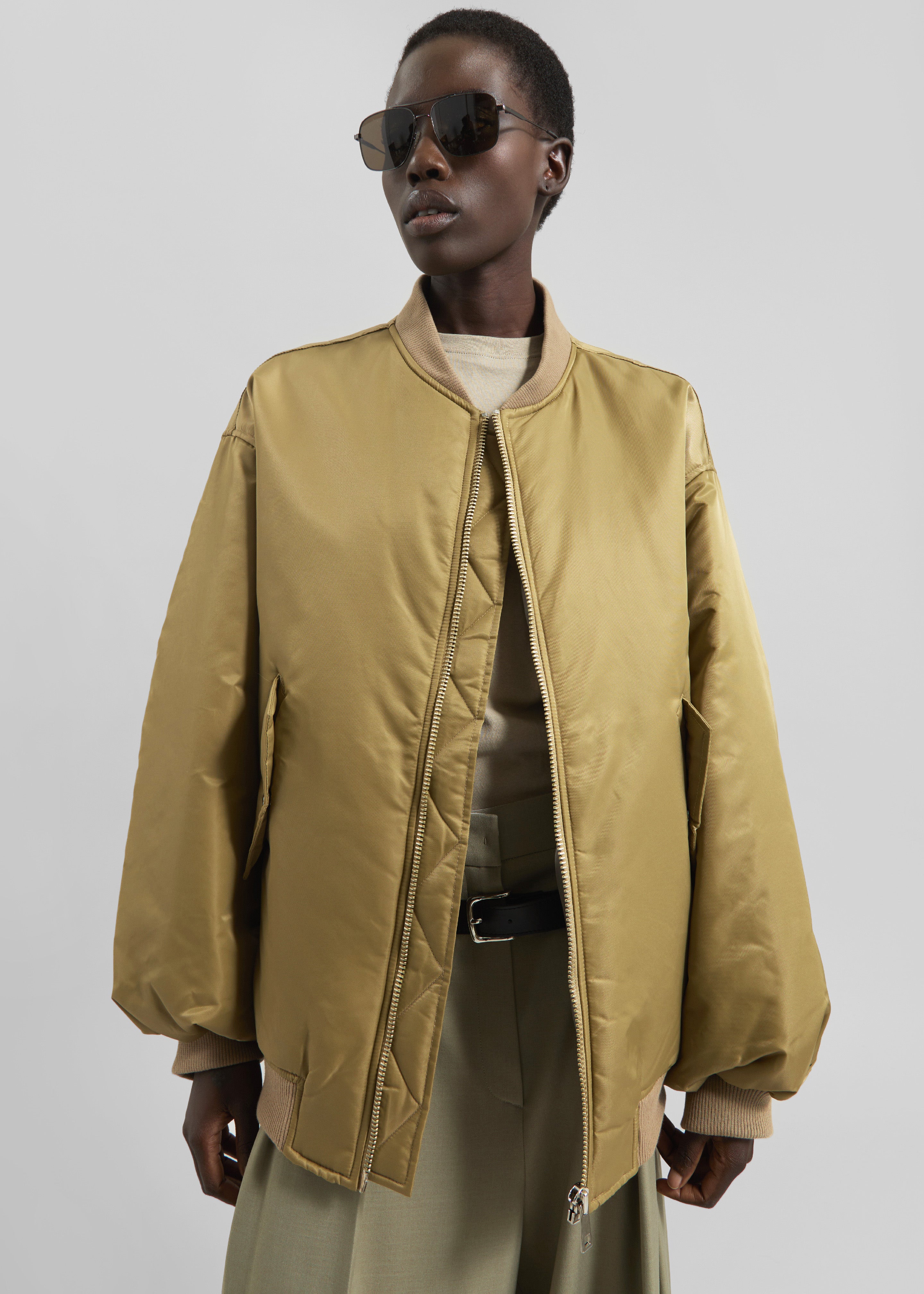 Astra Bomber Jacket - Olive - 3