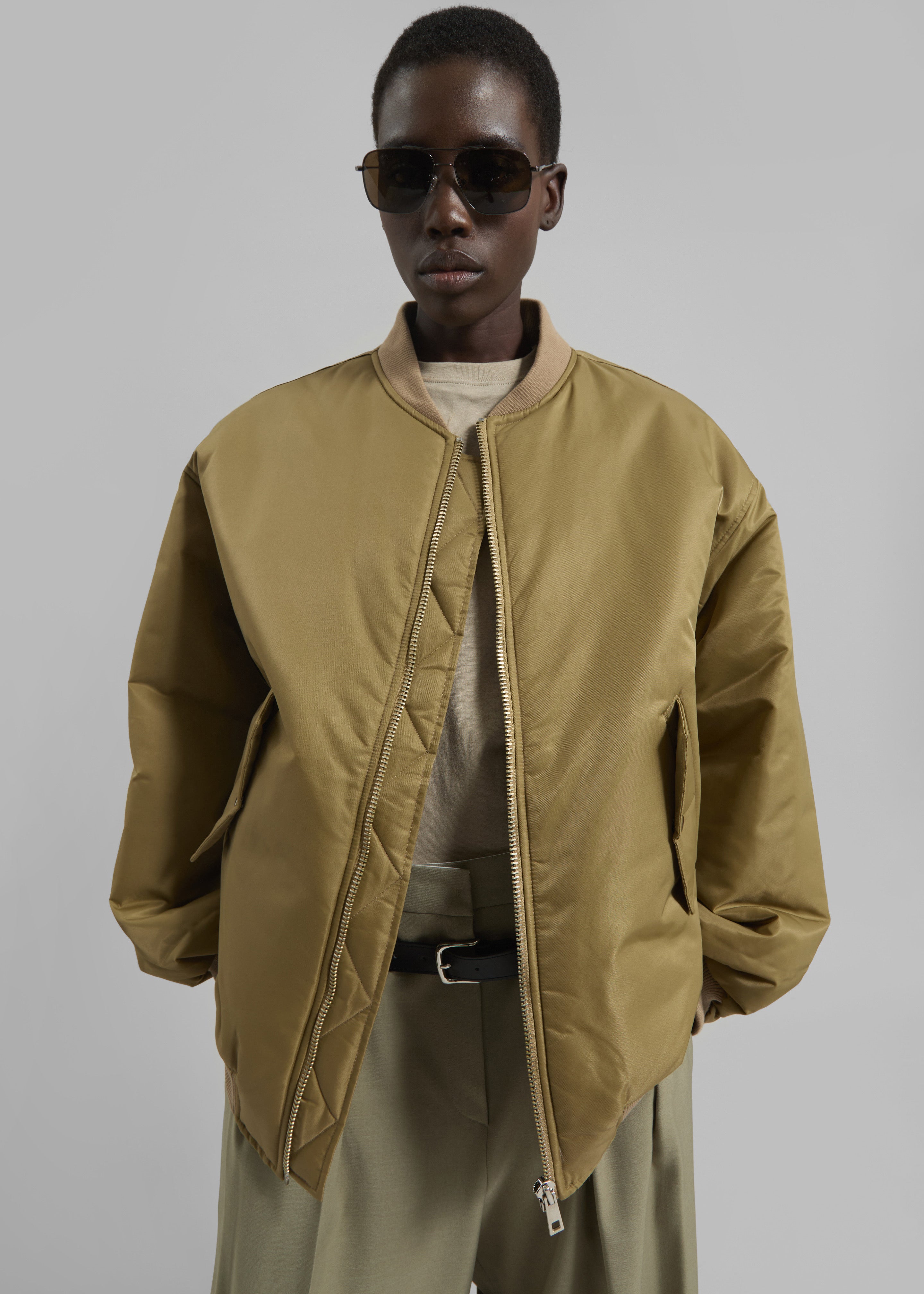 Astra Bomber Jacket - Olive - 7