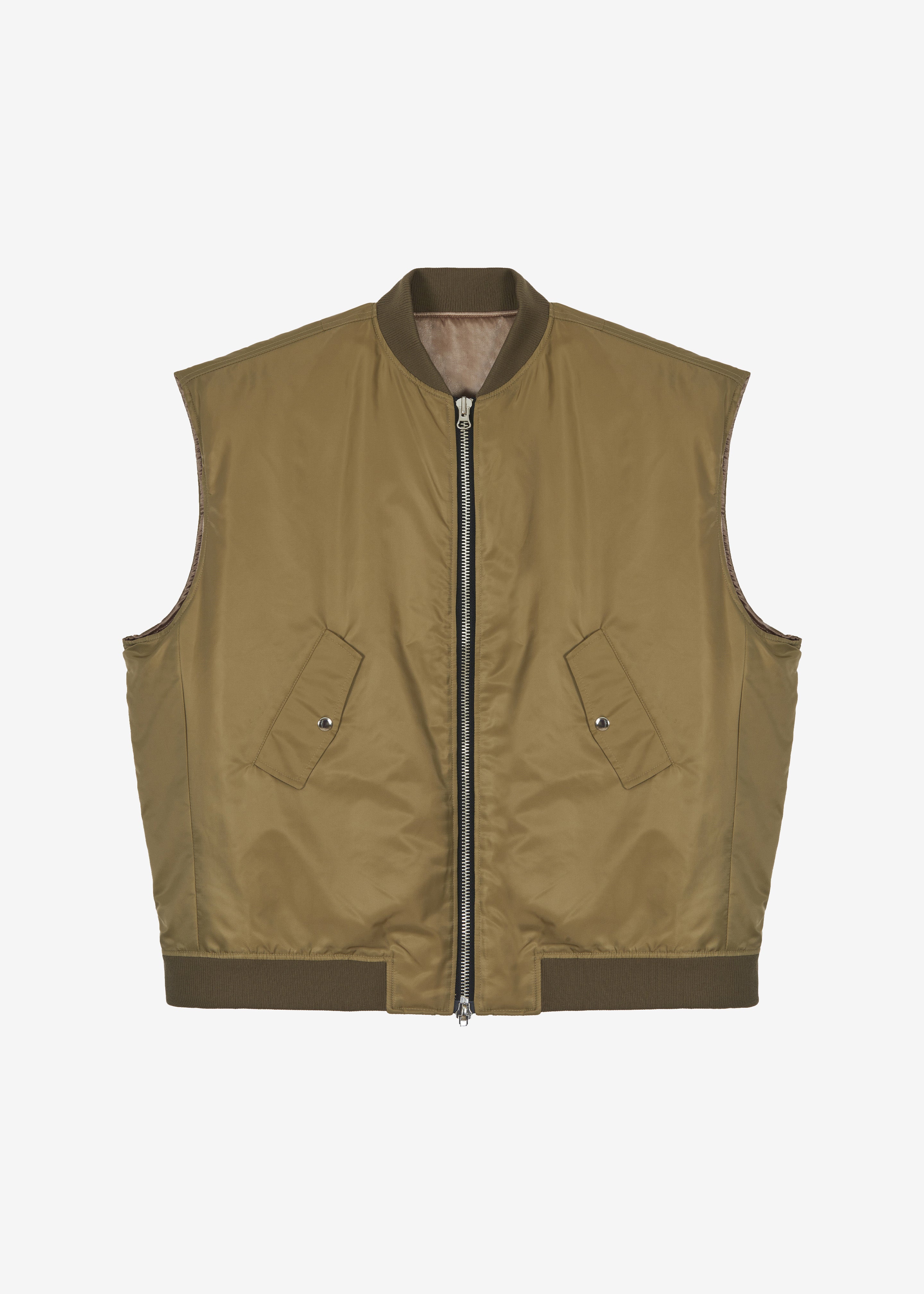 Astra Sleeveless Jacket - Olive - 9