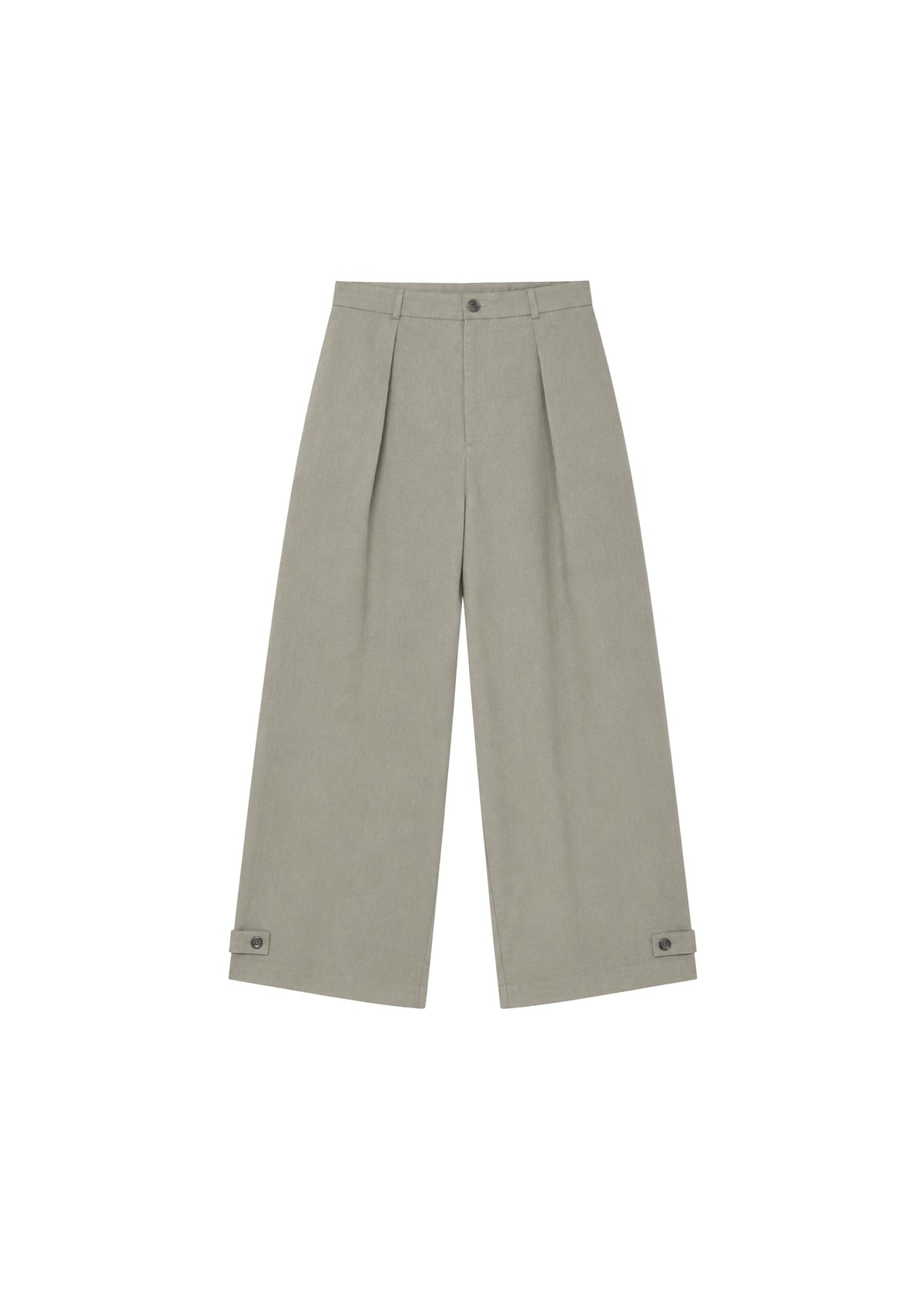 Auray Pleated Trousers - Olive - 10