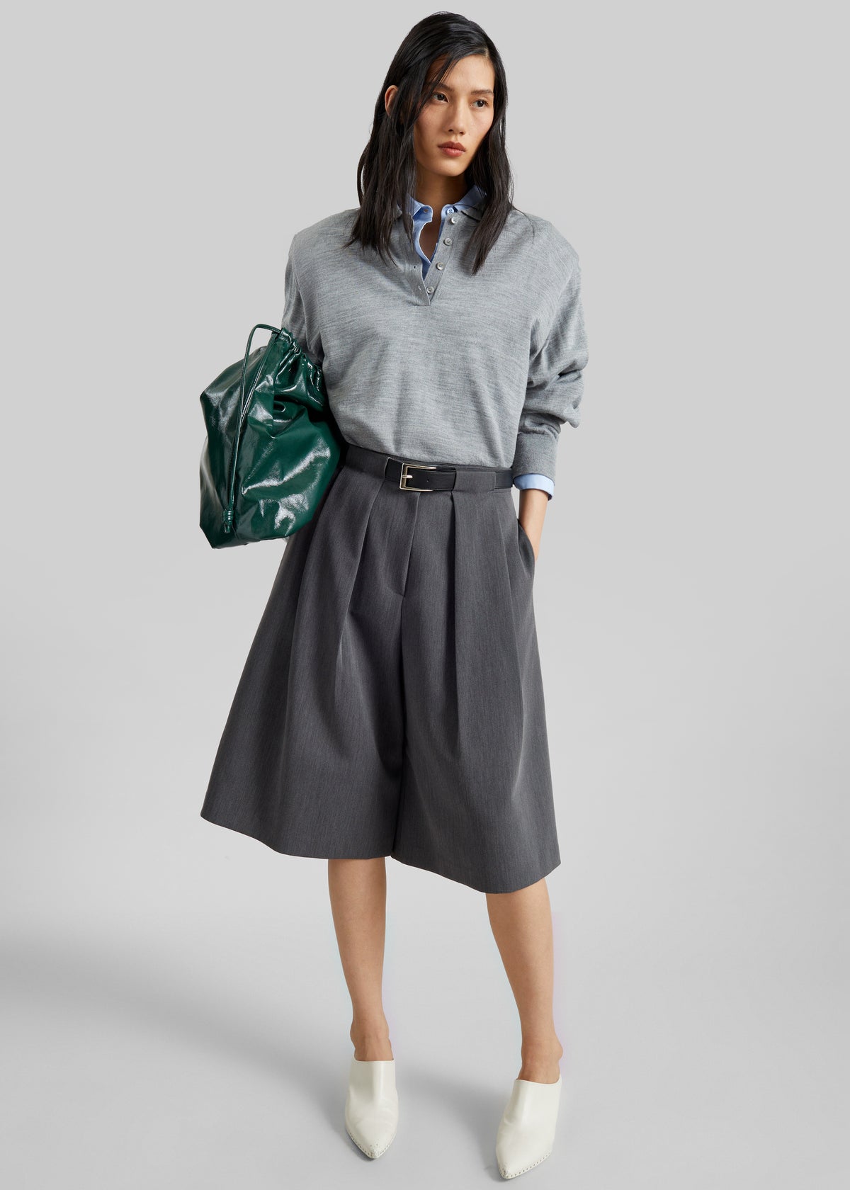 Avallon Padded Knit Polo - Grey - 7