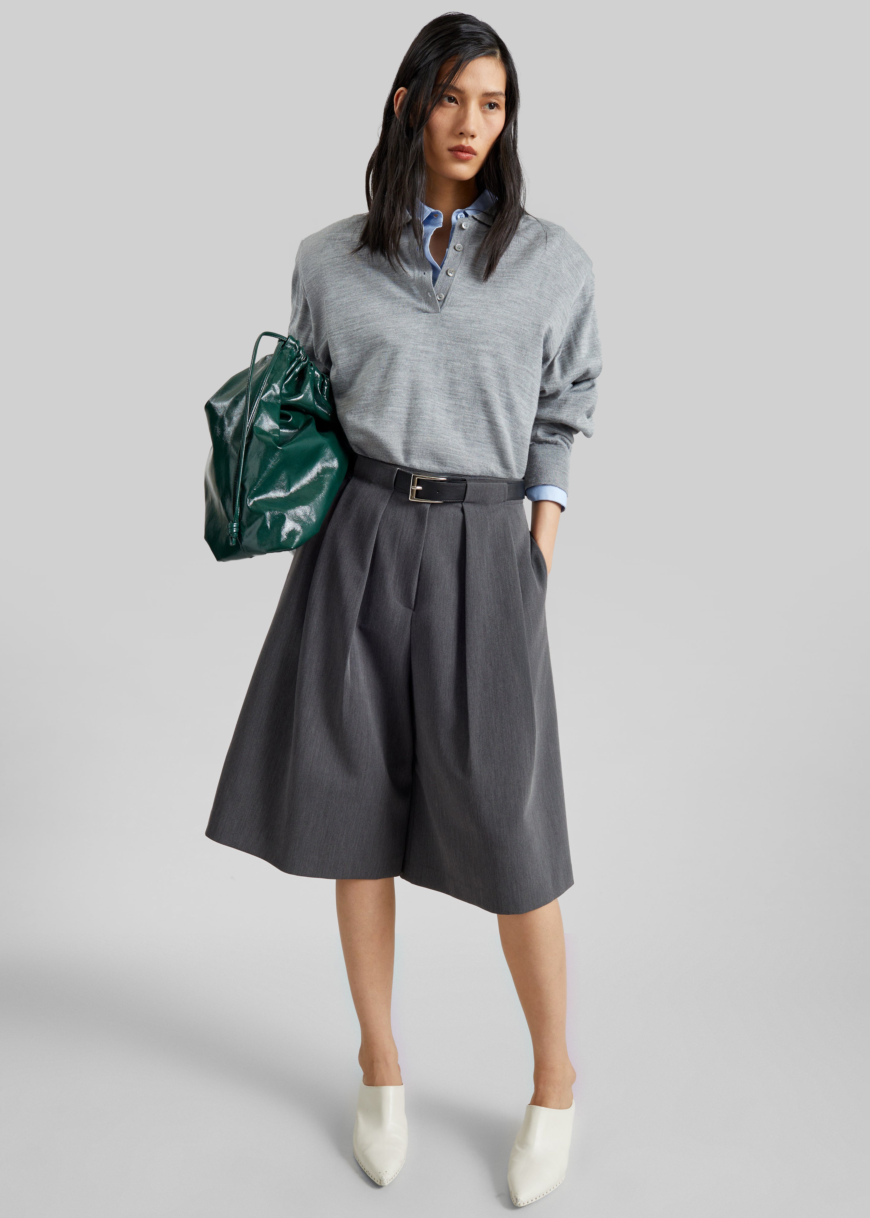 Avallon Padded Knit Polo - Grey - 7