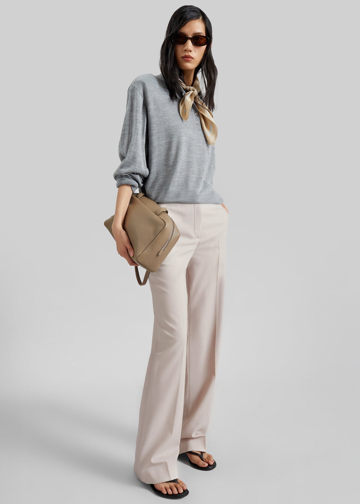 Avallon Padded Knit Polo - Grey - 3