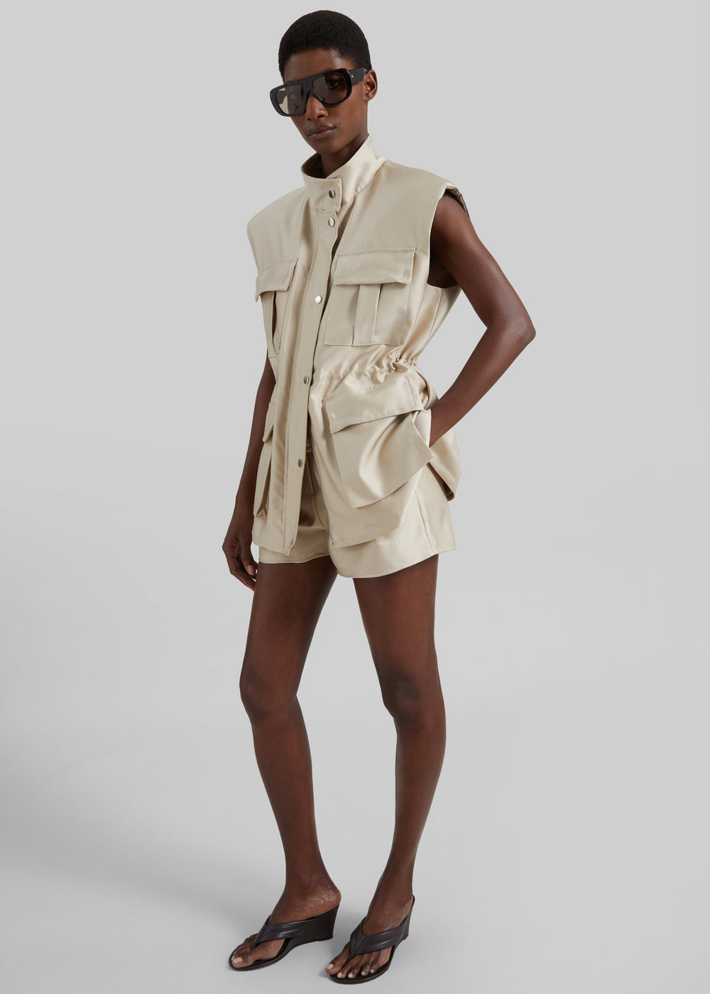 Avanca Wired Utility Vest - Beige