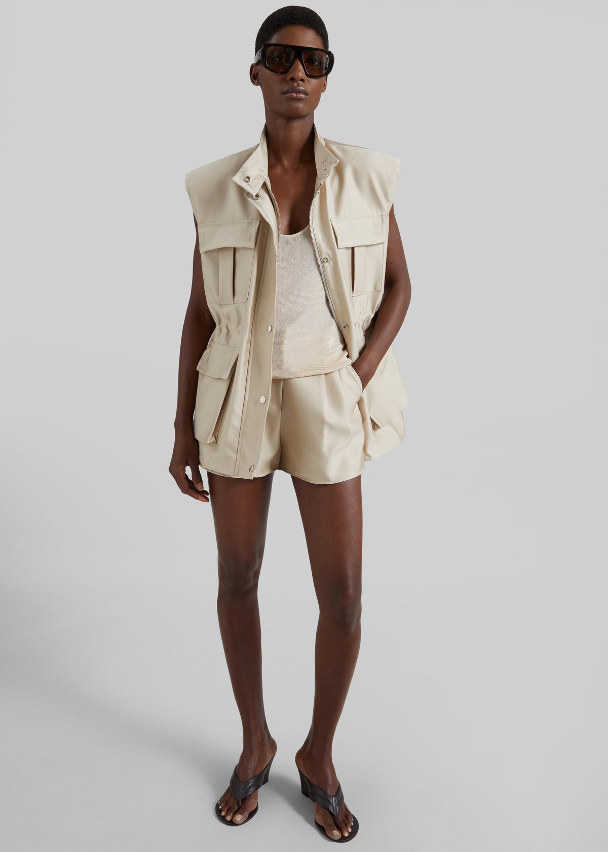 Avanca Wired Utility Vest - Beige - 6