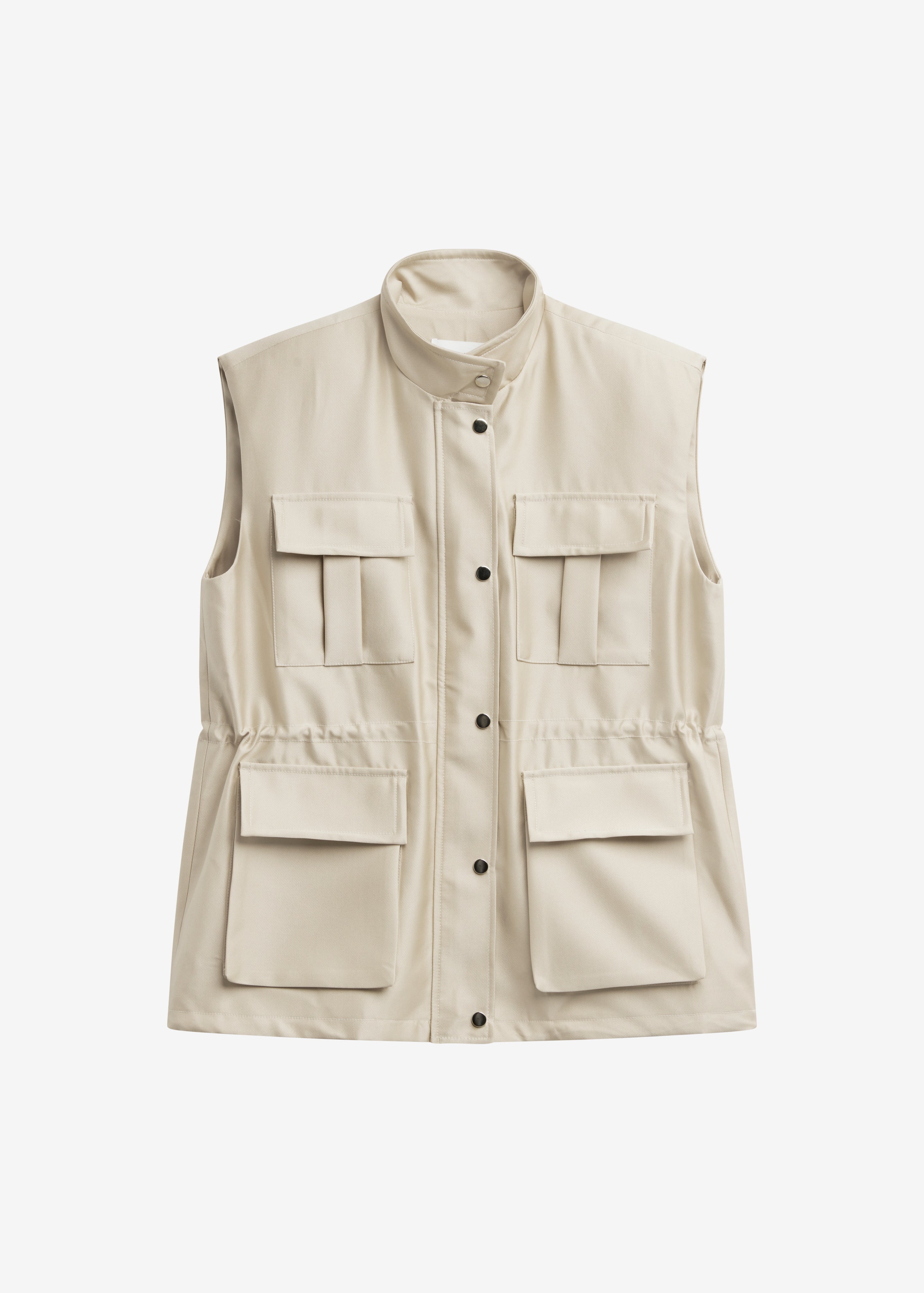 Avanca Wired Utility Vest - Beige – The Frankie Shop Europe