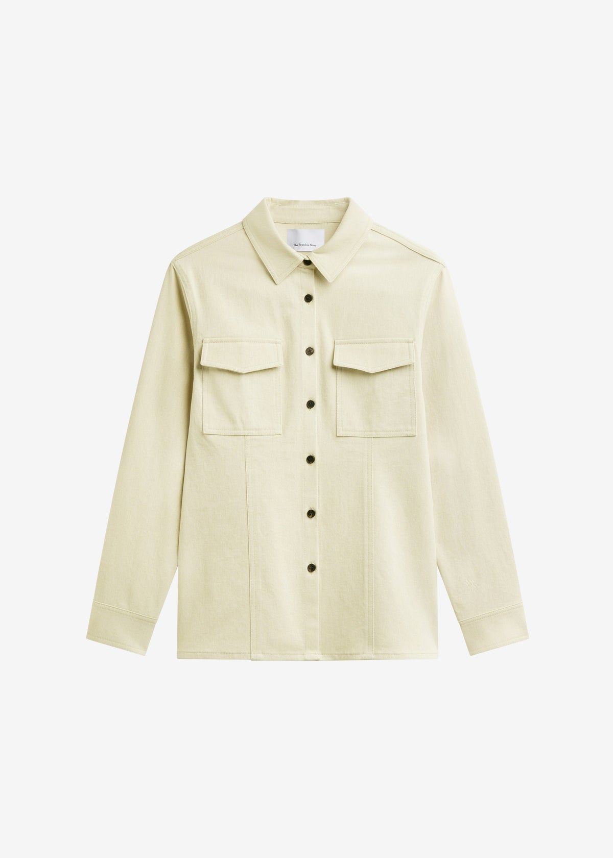 Aversa Tailored Overshirt - Light Beige - 7