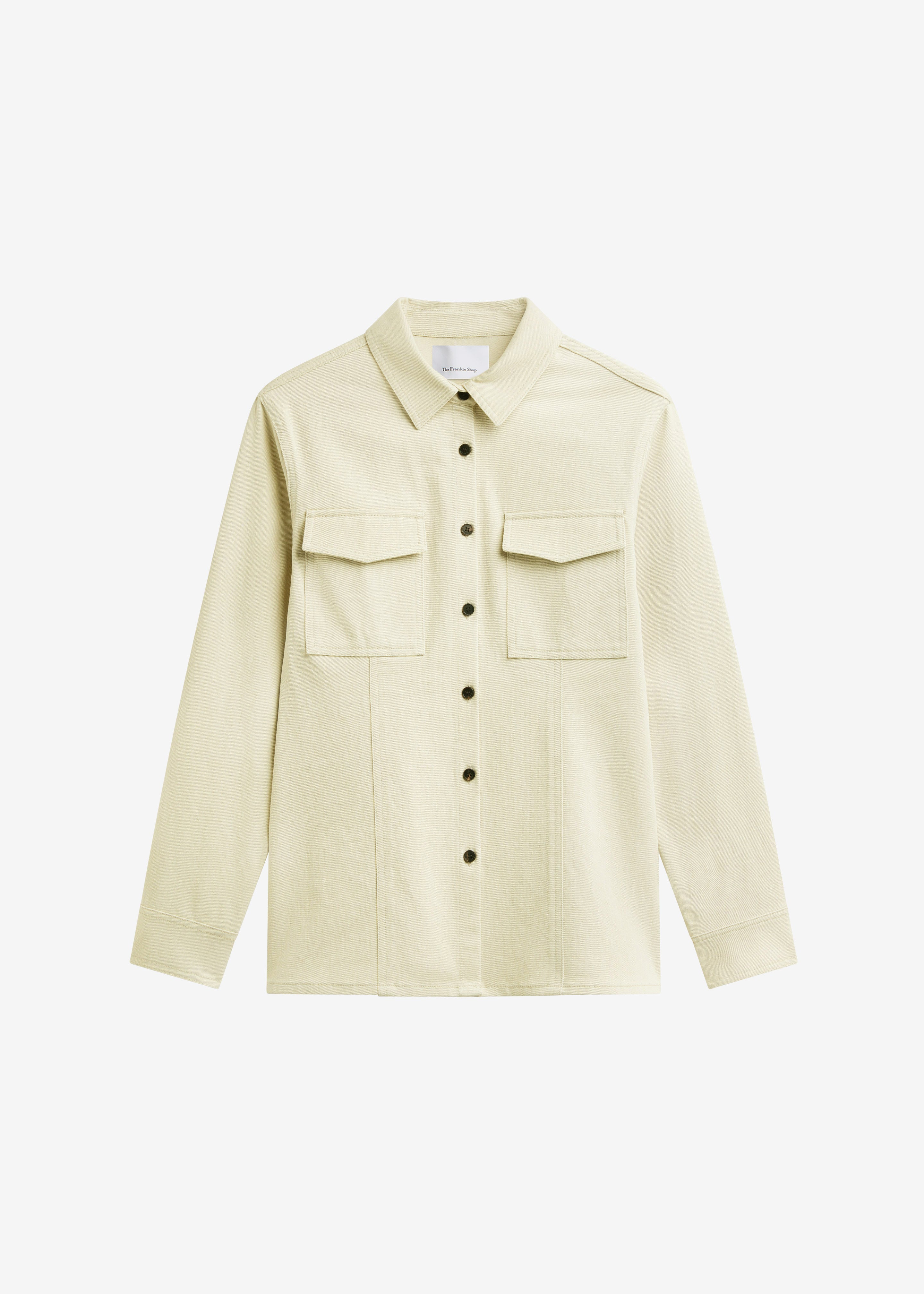 Aversa Tailored Overshirt - Light Beige - 7