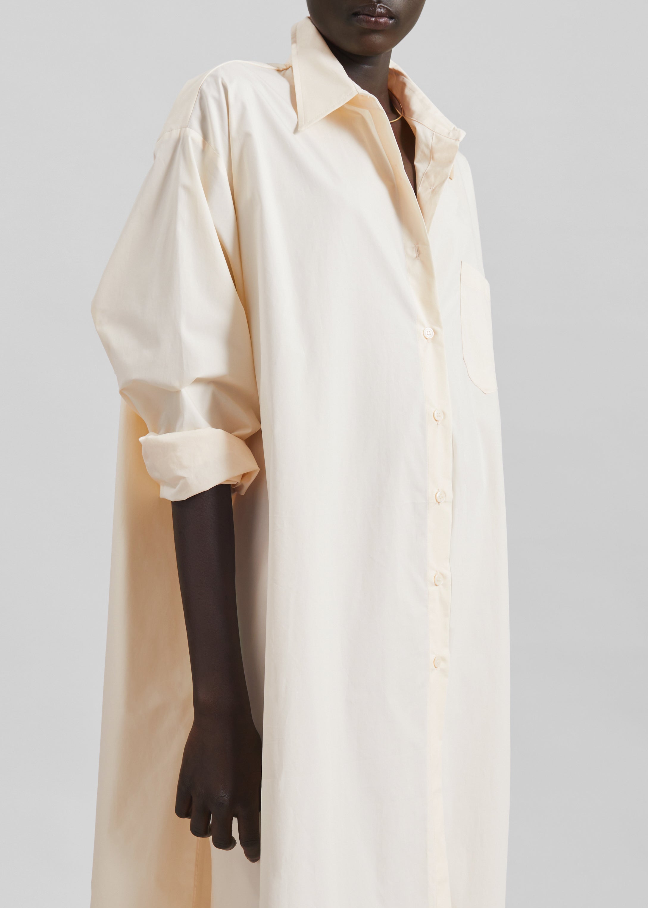 Avery Shirt Dress - Light Peach – The Frankie Shop Europe