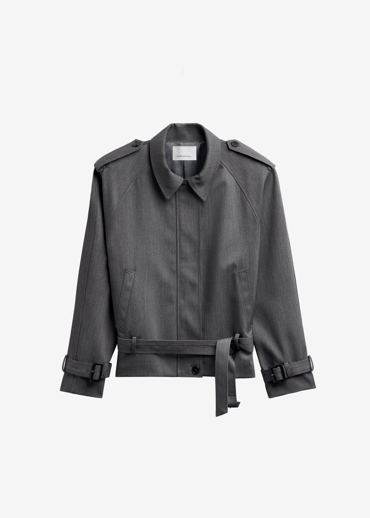 Avray Short Trench - Grey - 10