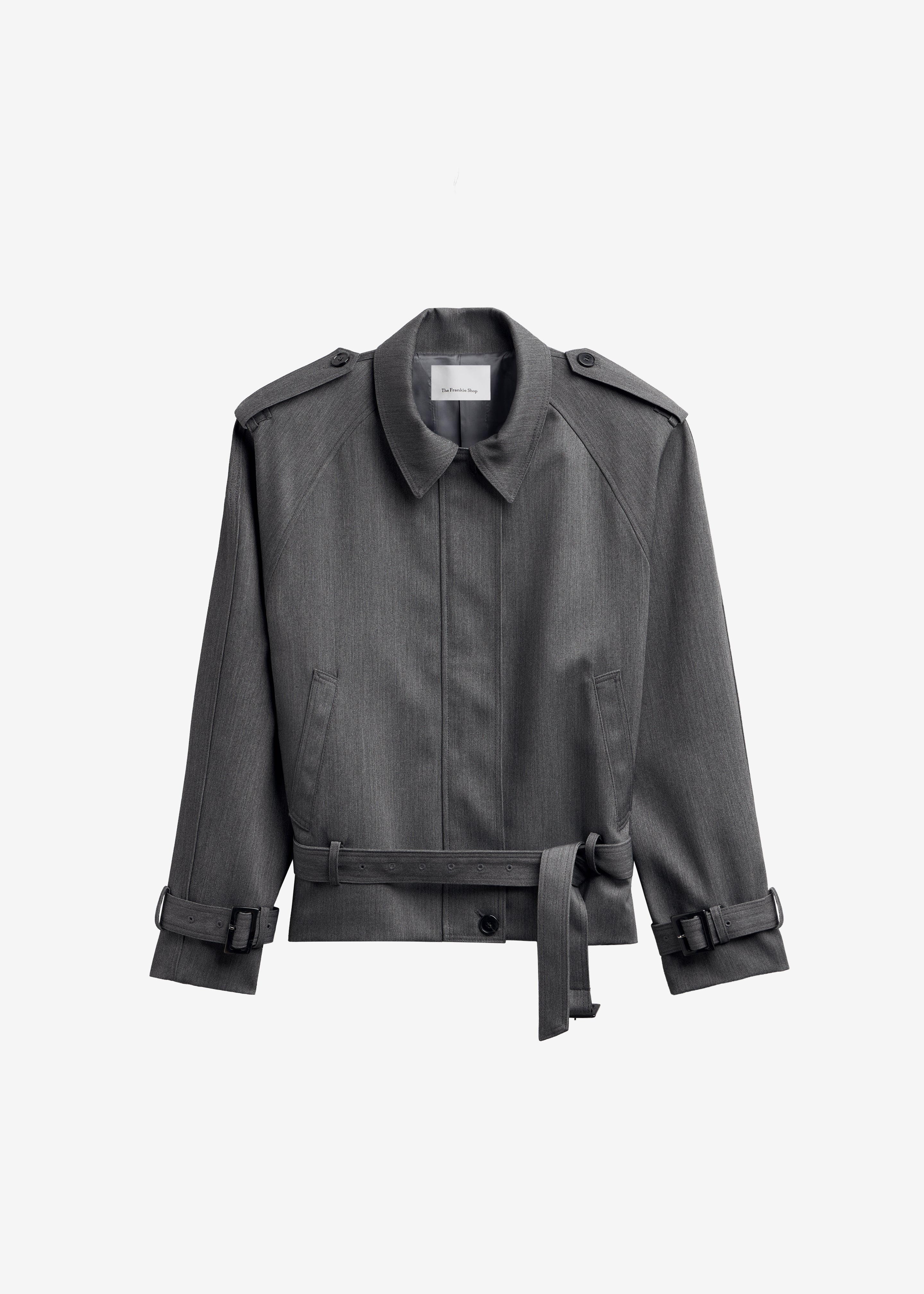 Avray Short Trench - Grey - 10