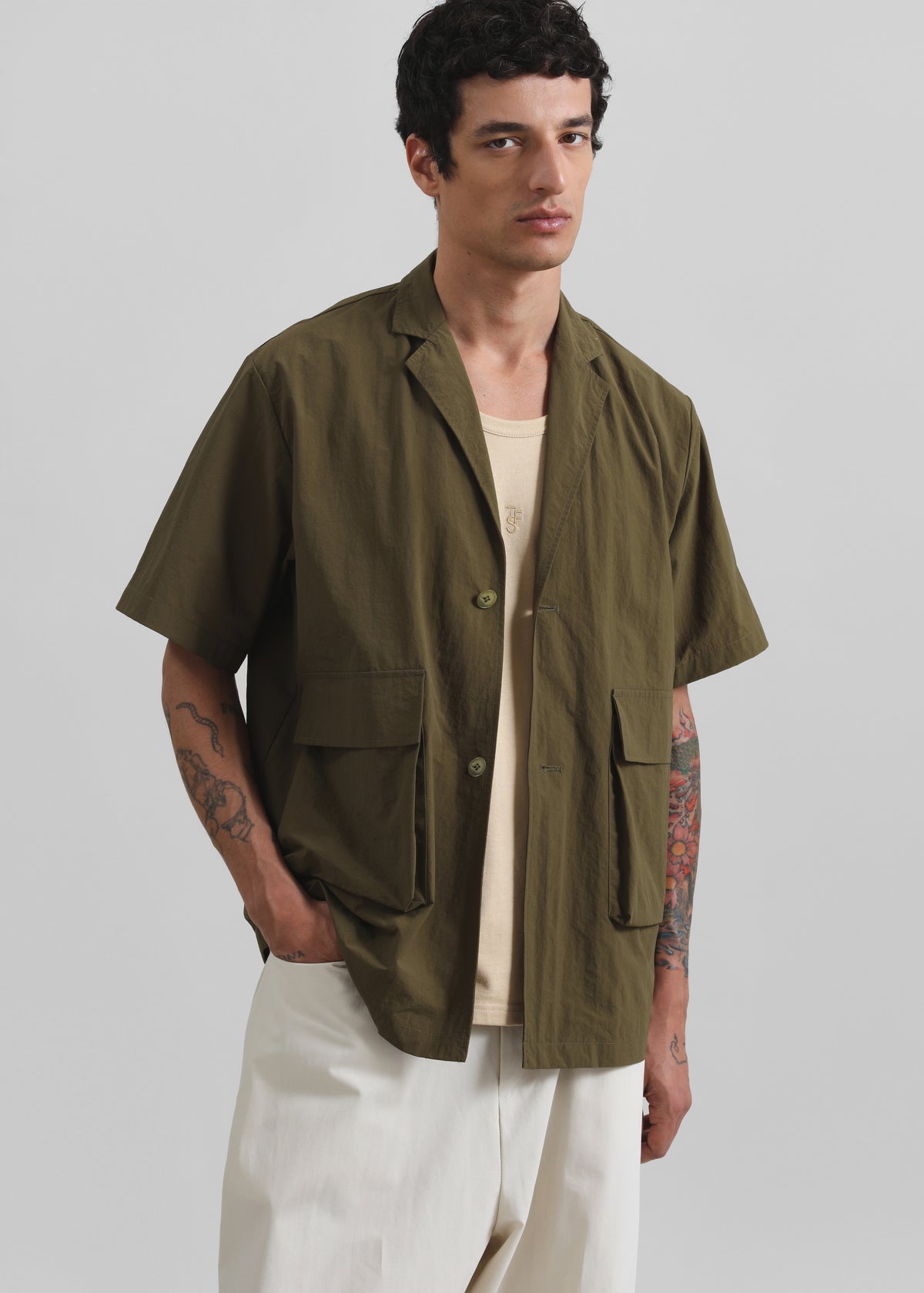Axel Shirt - Khaki - 1