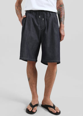 Axton Denim Shorts - Dark Wash