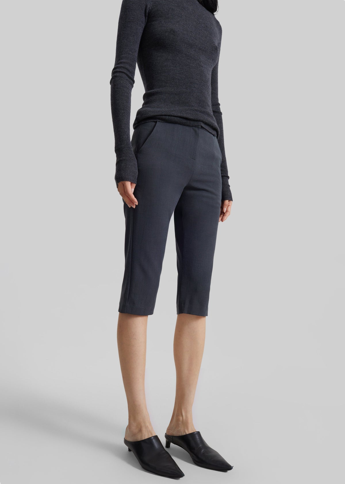 Ayron Capri Pants - Charcoal - 3