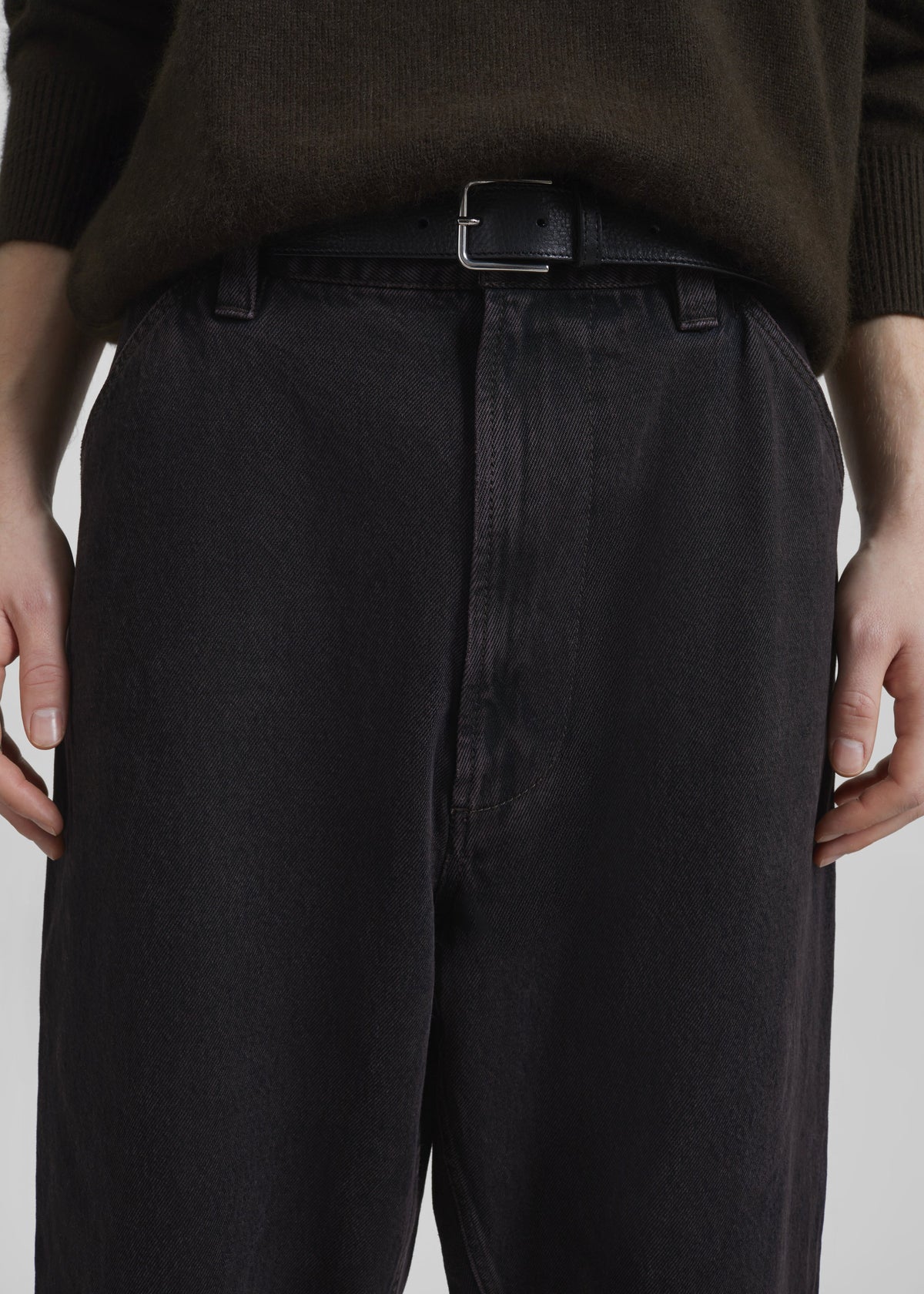 Bale Denim Pants - Brown