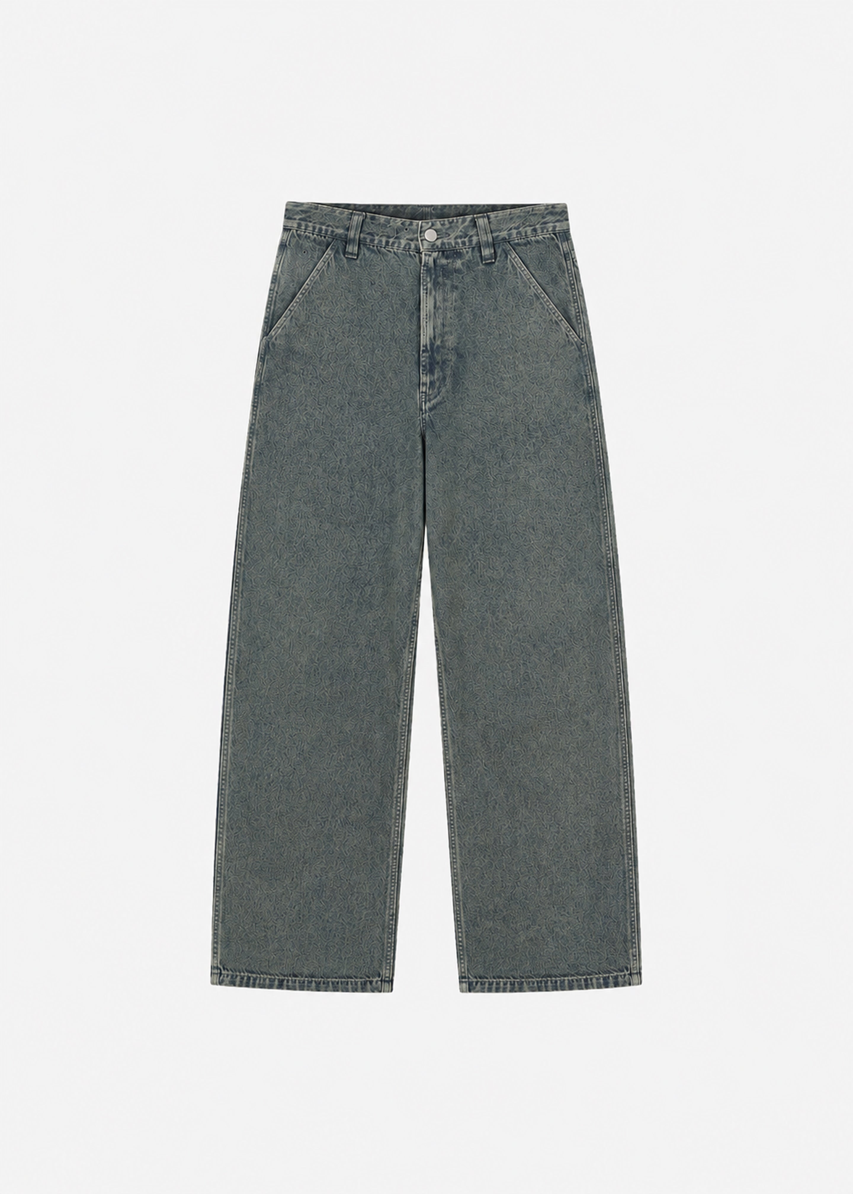 Bale Denim Pants - Moss Green