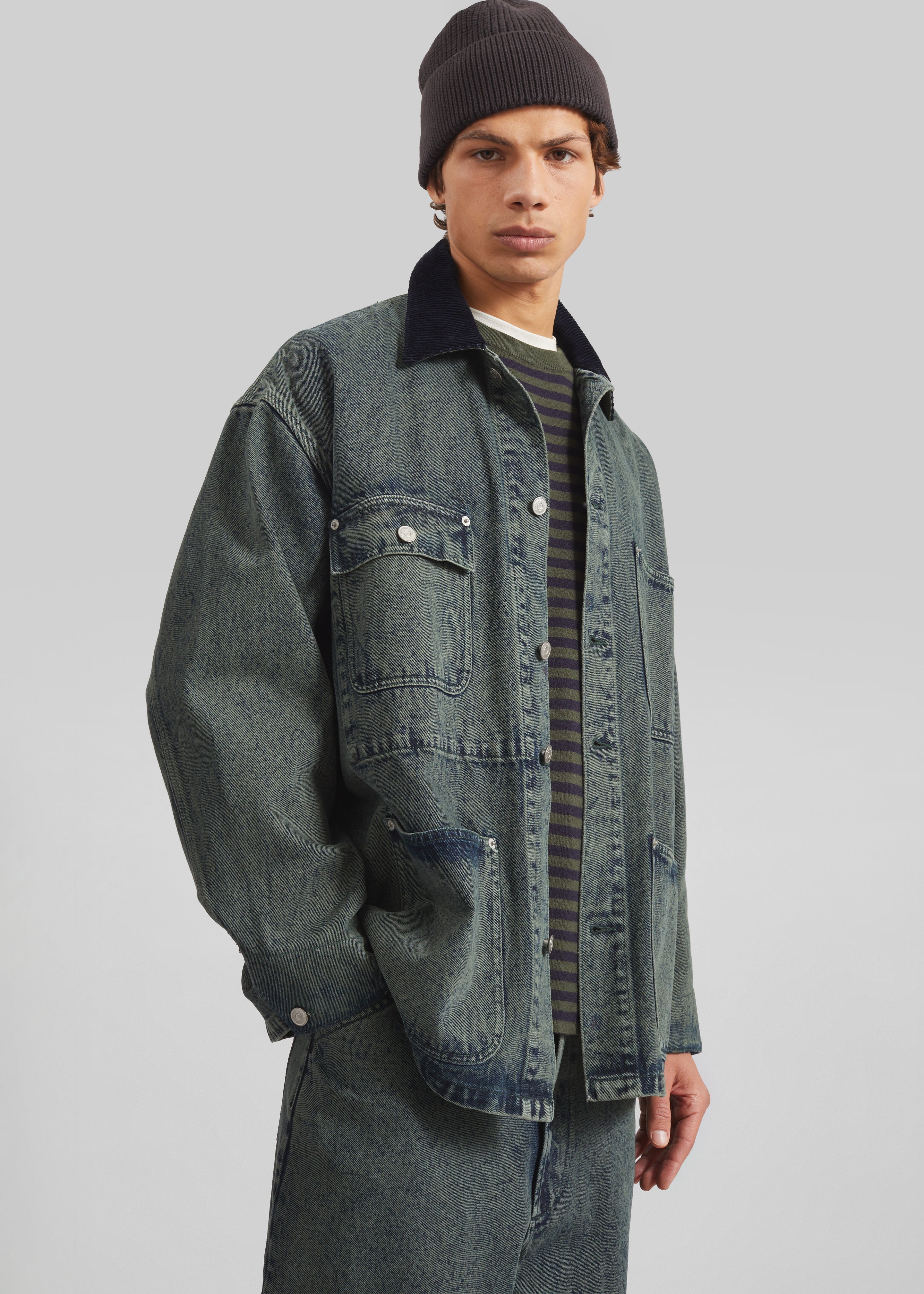 Bale Utility Jacket - Moss Green
