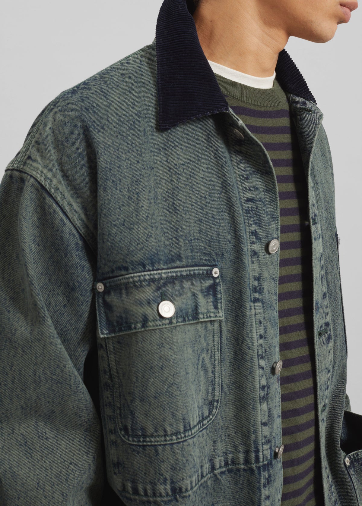 Bale Utility Jacket - Moss Green