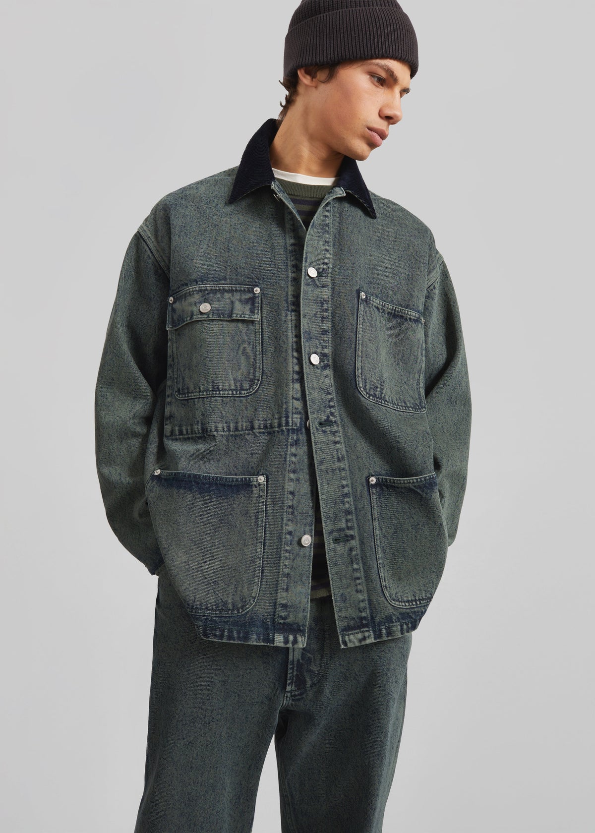 Bale Utility Jacket - Moss Green