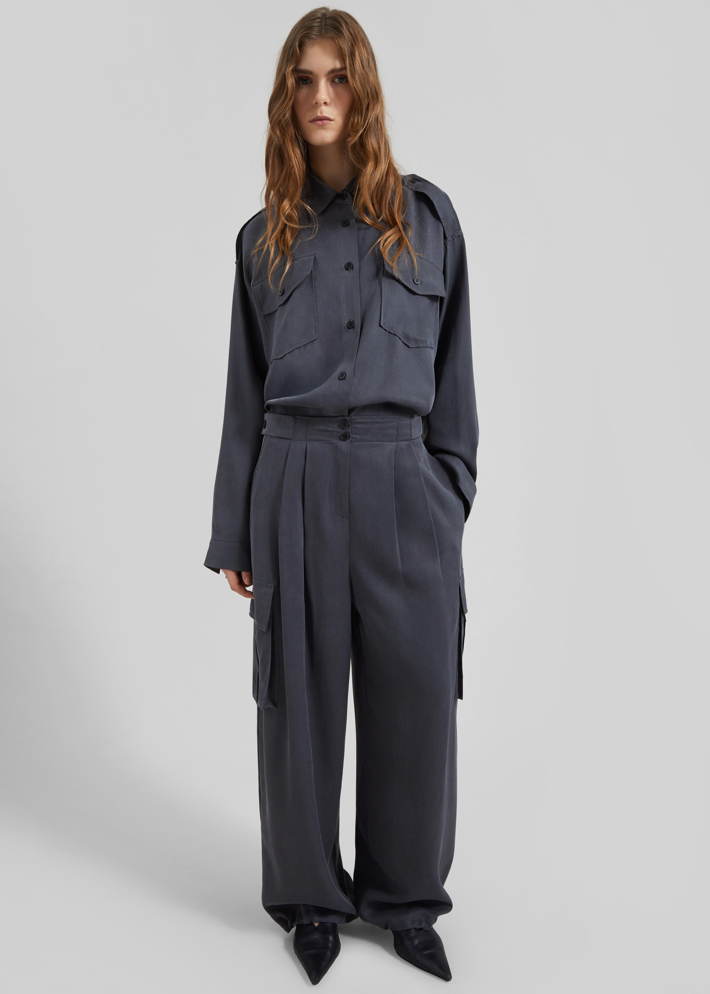 Balsta Cargo Shirt - Dark Grey - 5