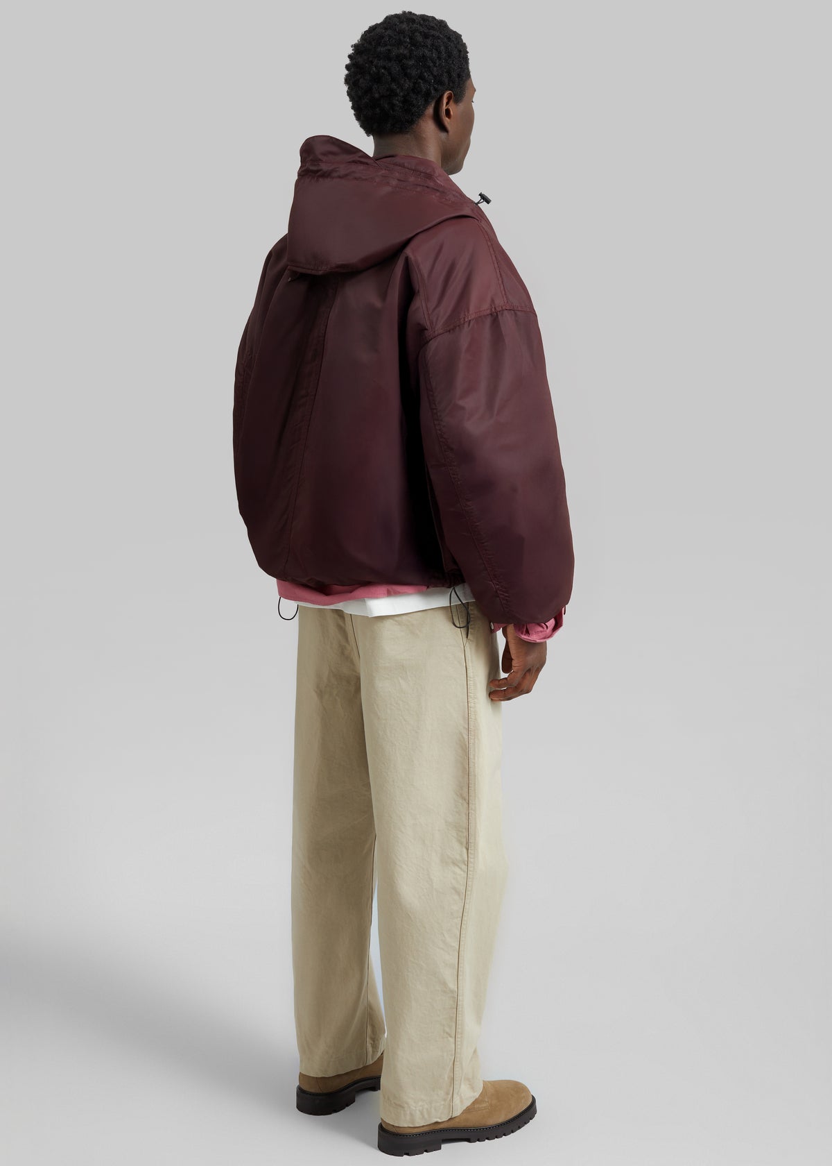 Banbury Windbreaker Jacket - Burgundy - 7