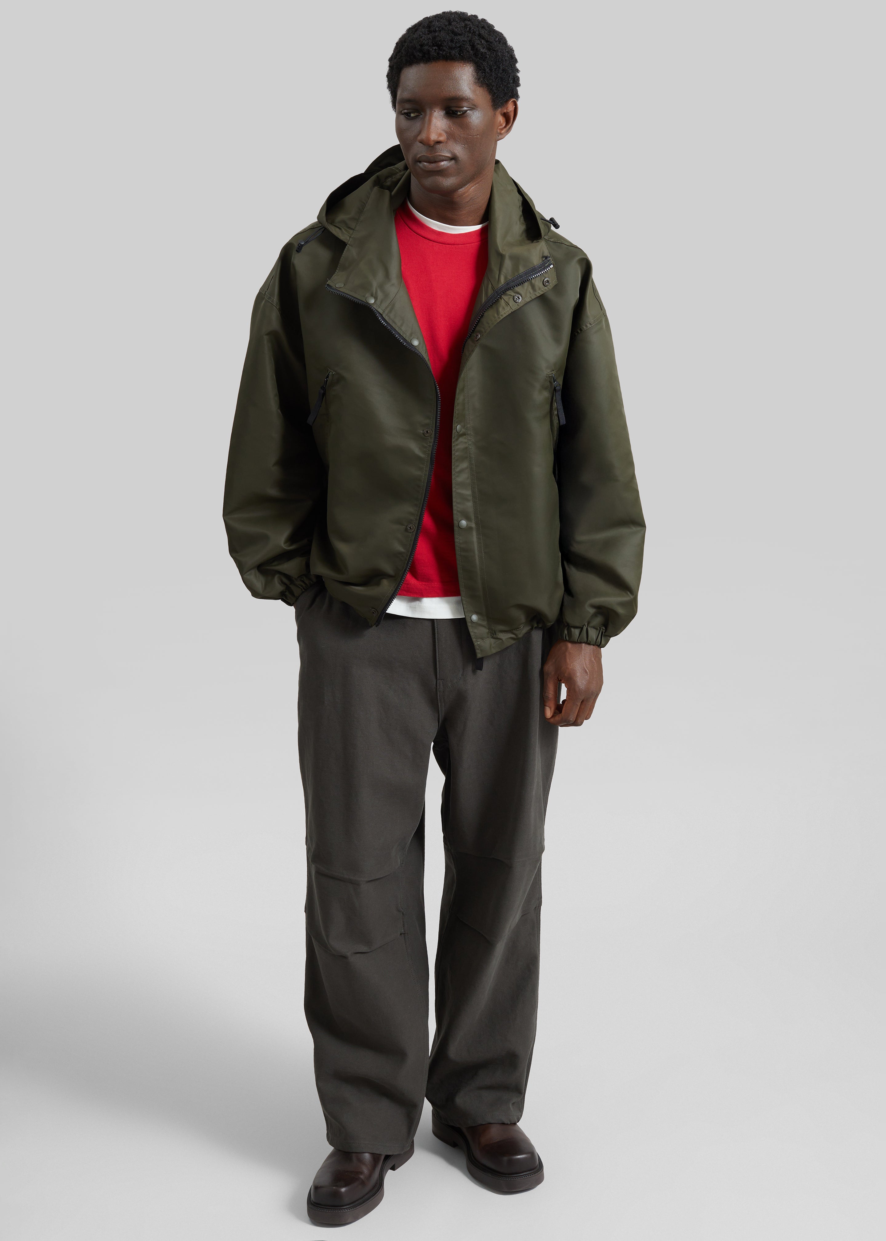 Banbury Windbreaker Jacket - Olive - 5
