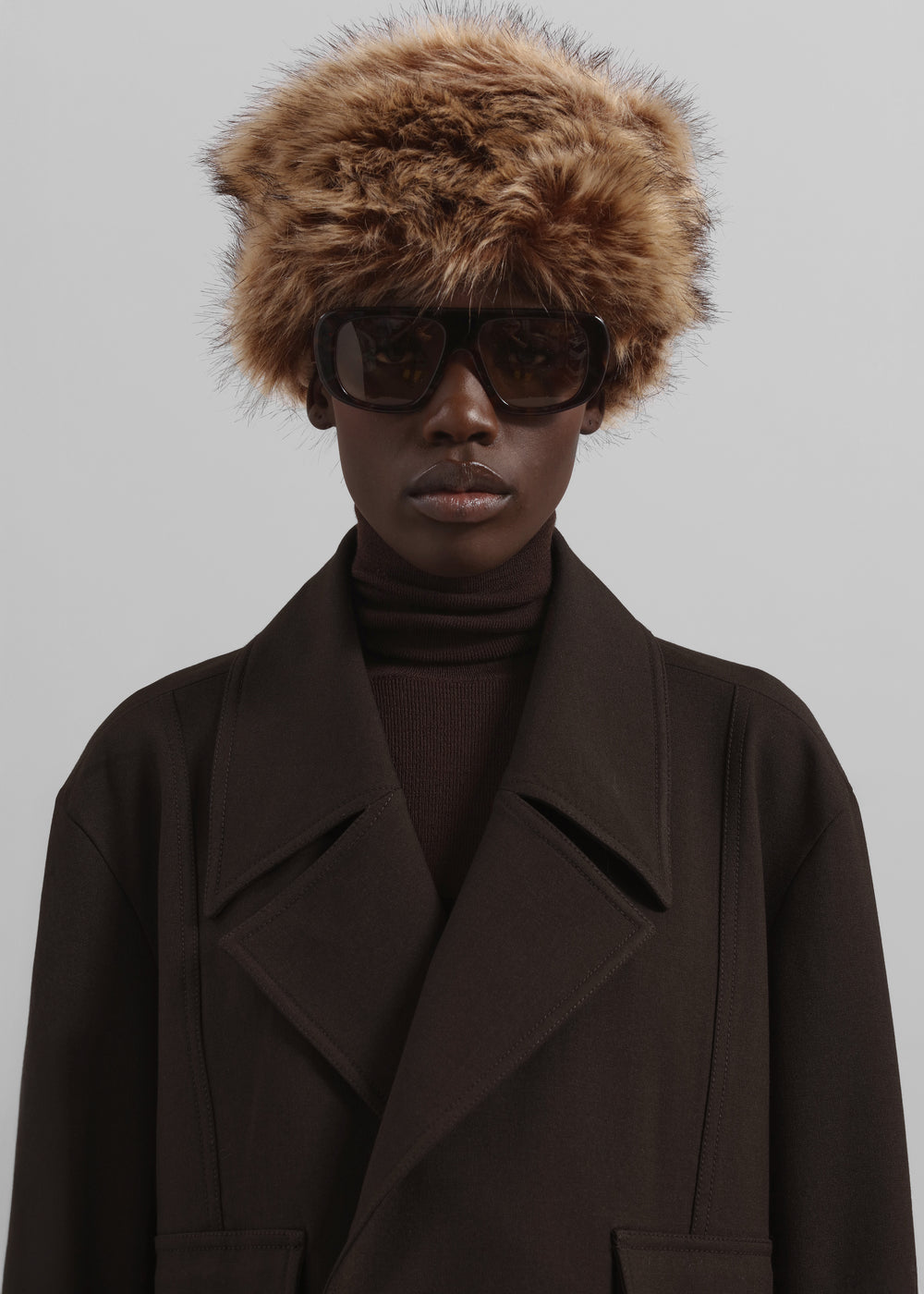 Bansko Faux Fur Hat - Beige