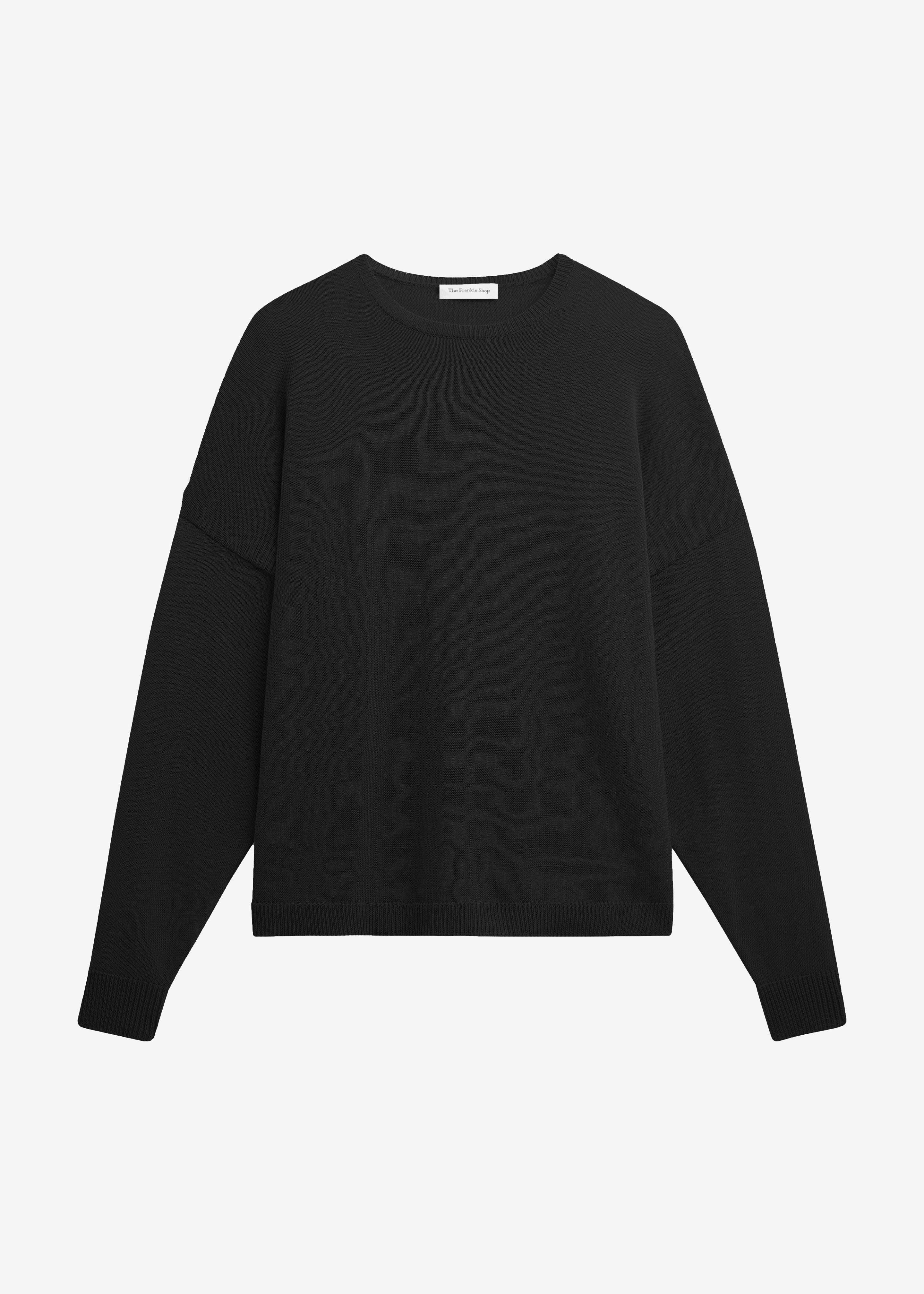 Basel Crew Neck Sweater - Black - 6