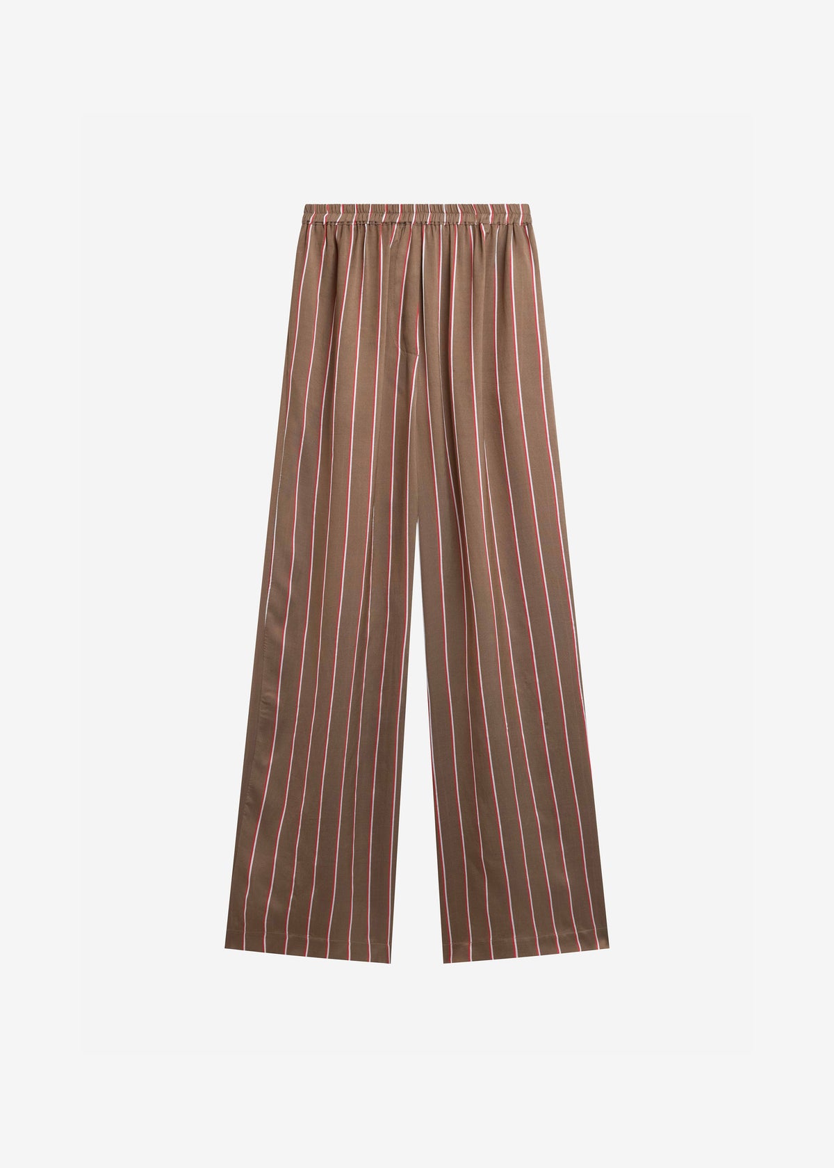 Baxter Fluid Track Pants - Brown Multi Stripe - 7