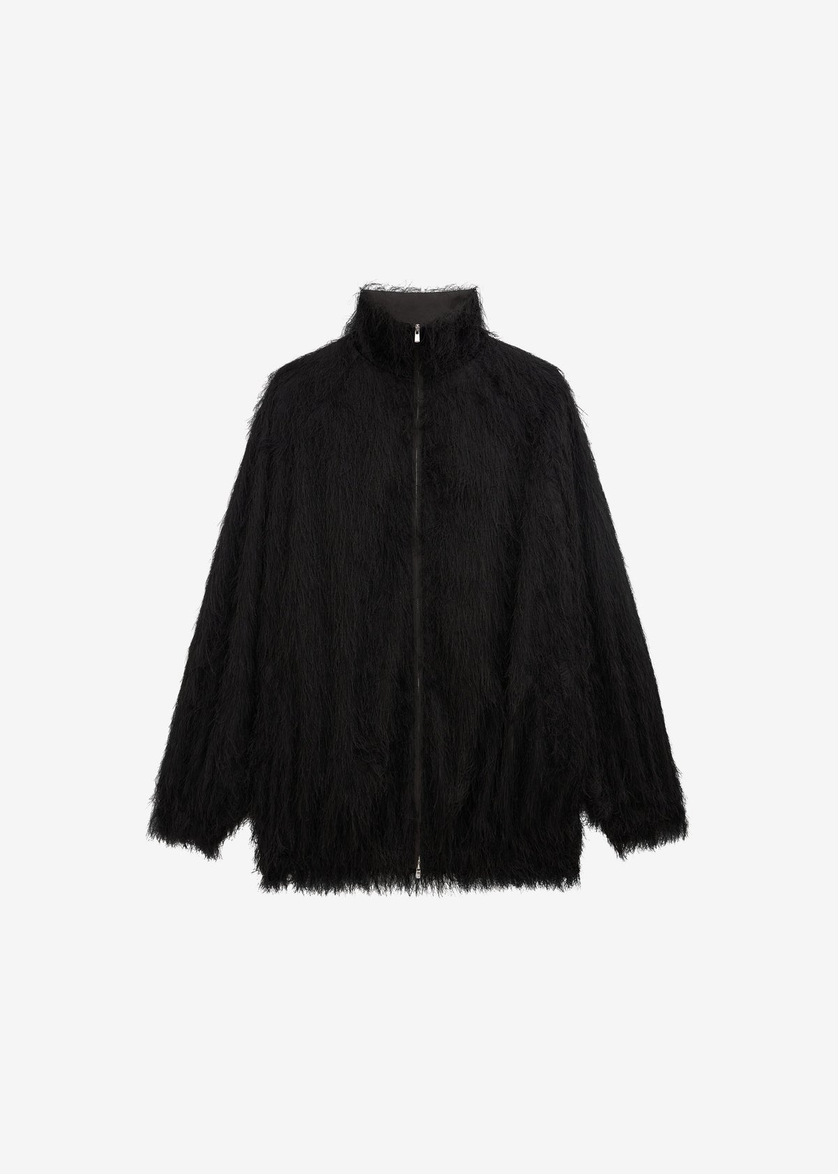 Baxter Fringed Track Jacket - Black - 7