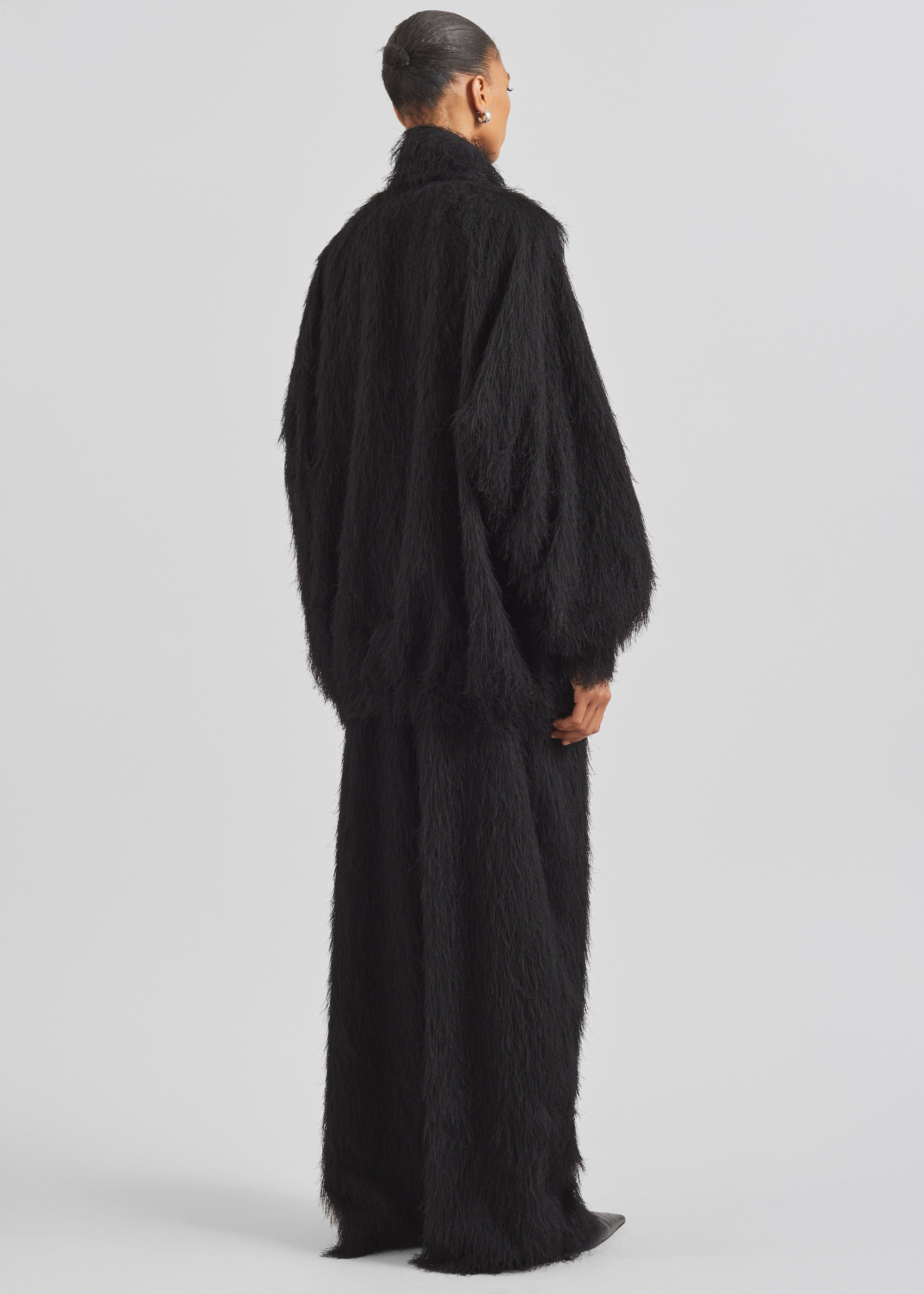 Baxter Fringed Track Jacket - Black - 6