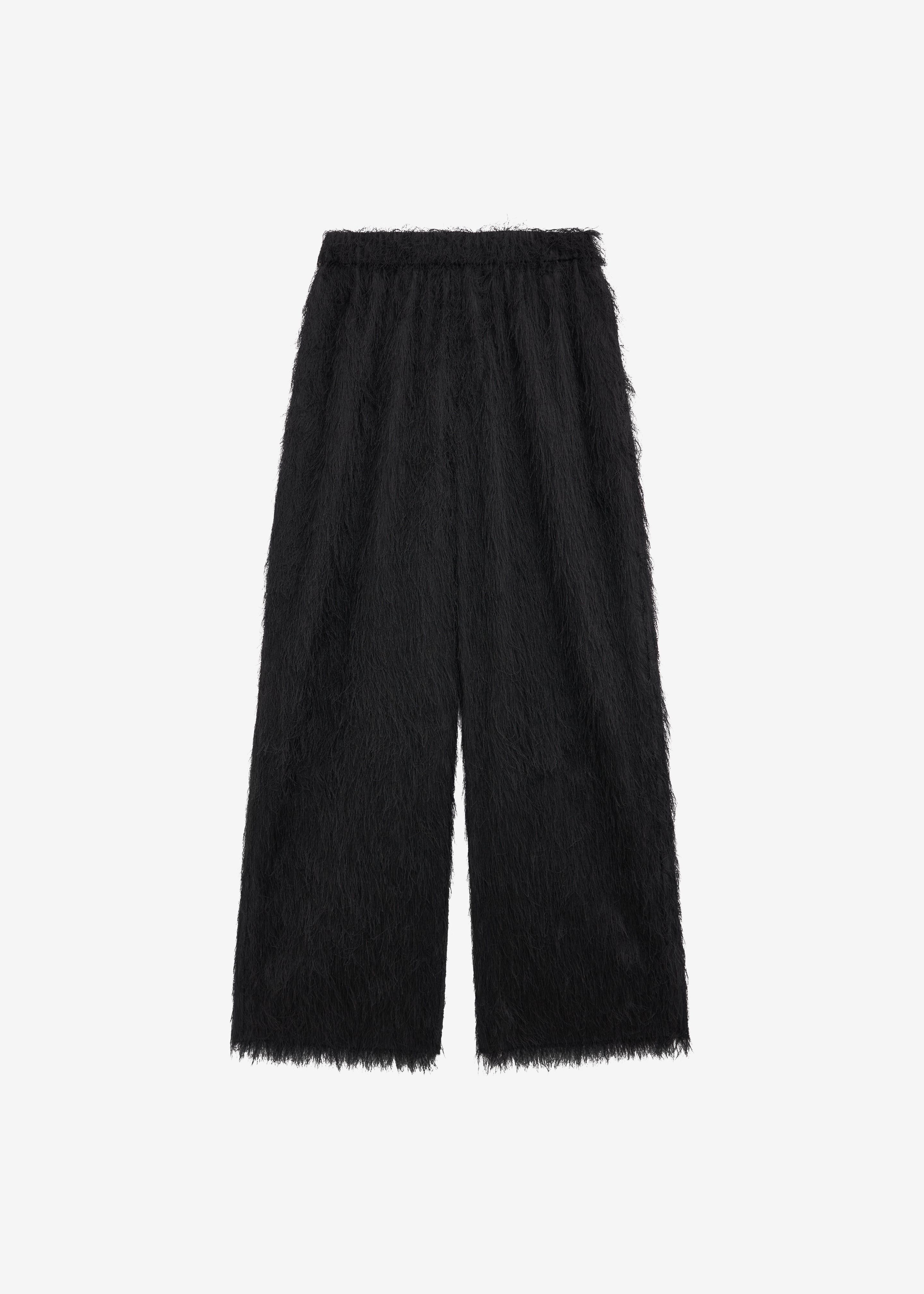 Baxter Fringed Track Pants - Black - 7