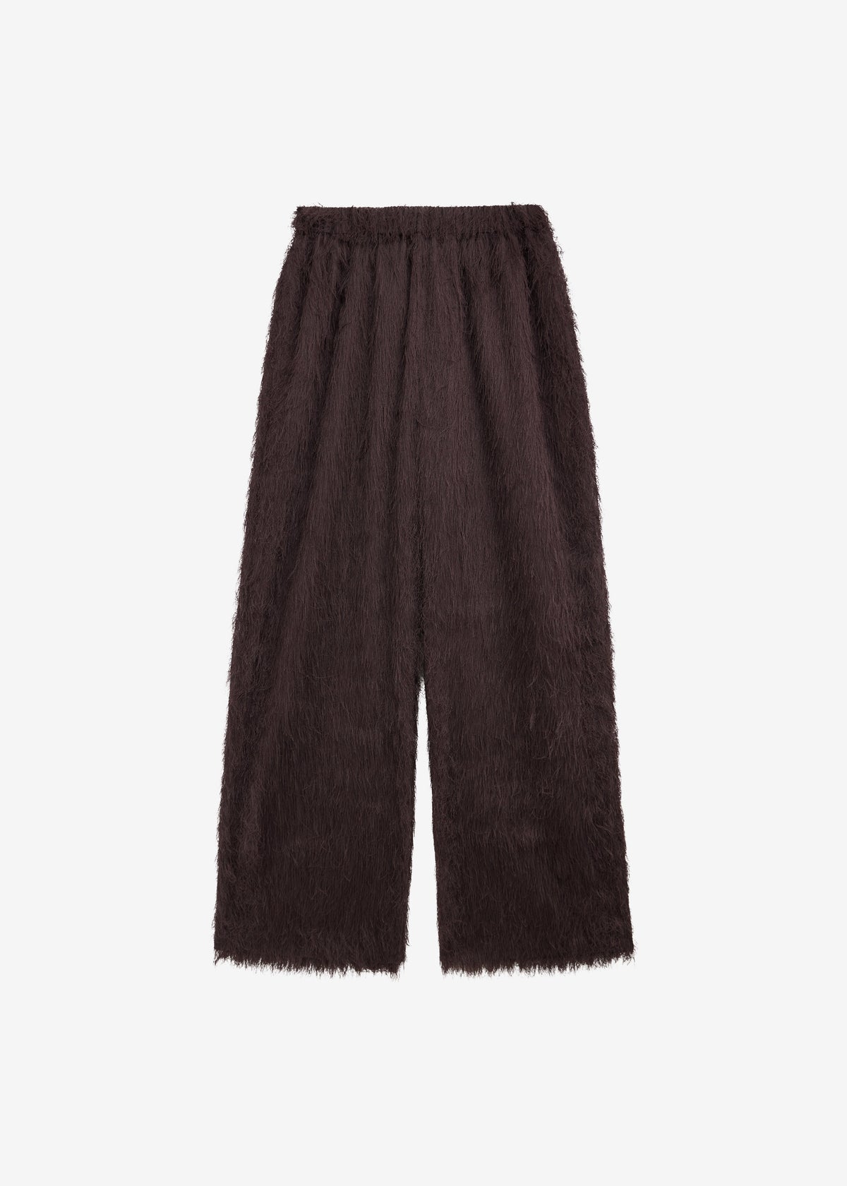 Baxter Fringed Track Pants - Dark Brown - 7