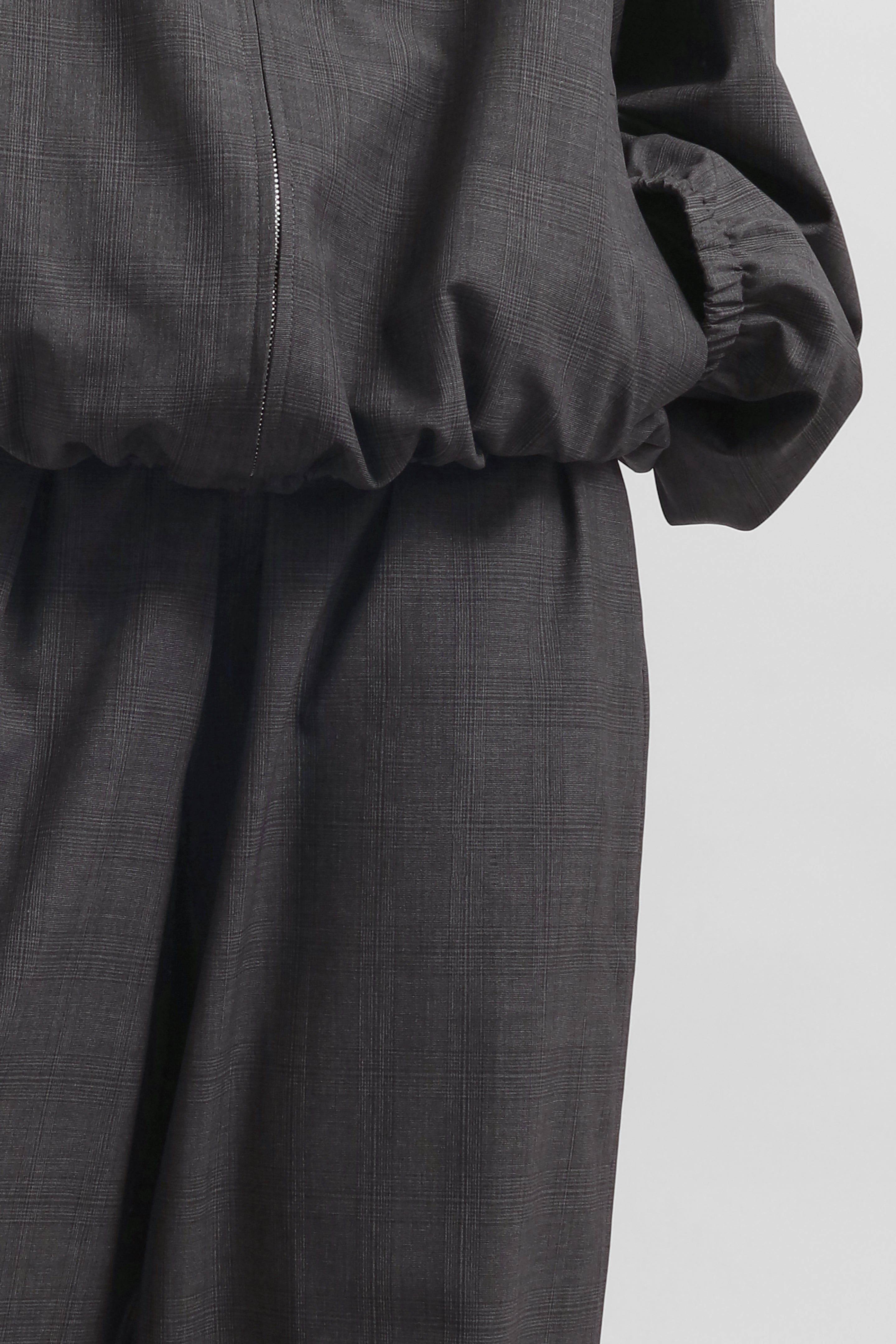 Baxter Plaid Track Pants - Dark Grey - 3