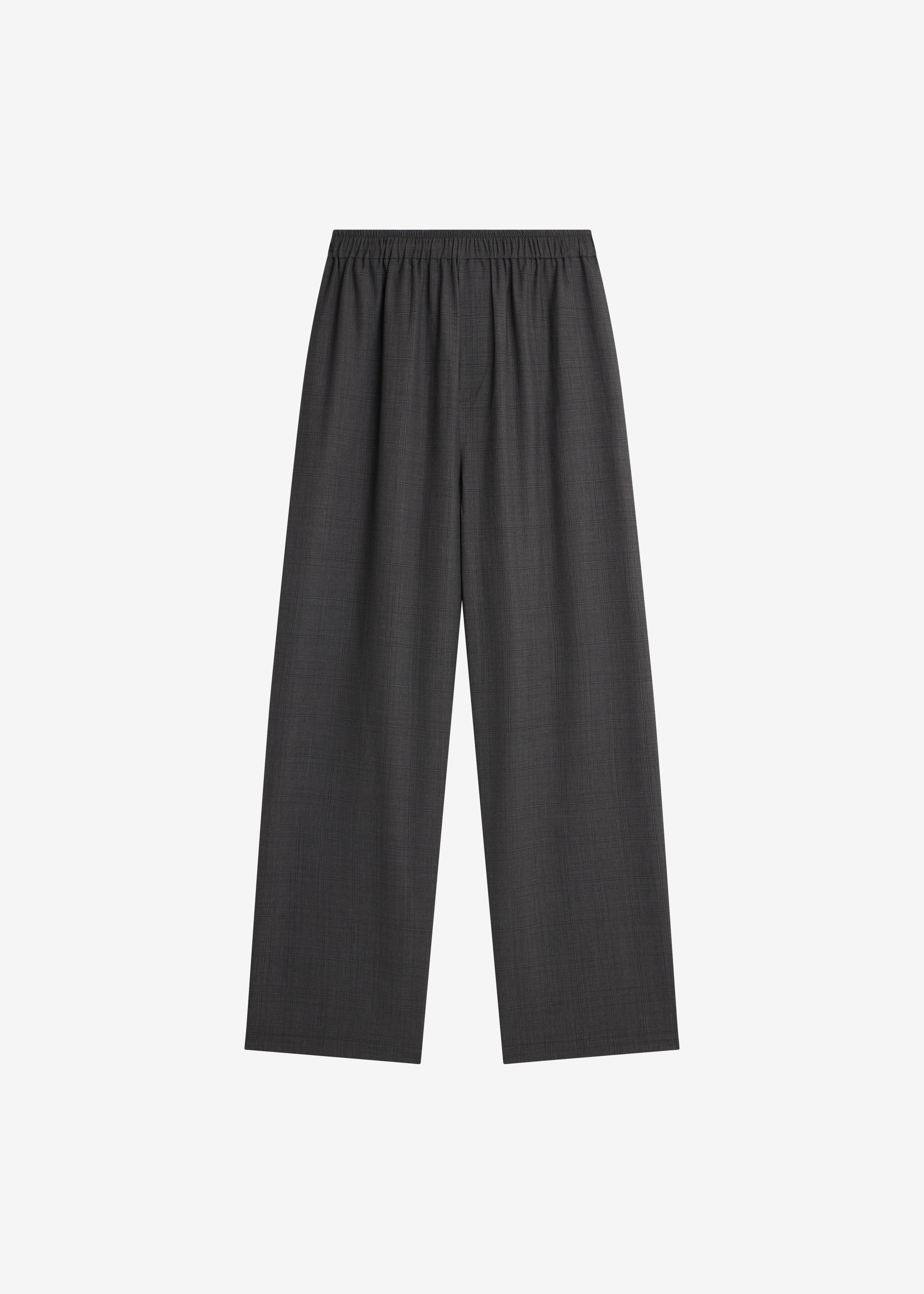 Baxter Plaid Track Pants - Dark Grey - 8