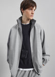 Baxter Reversible Track Jacket - Grey Melange