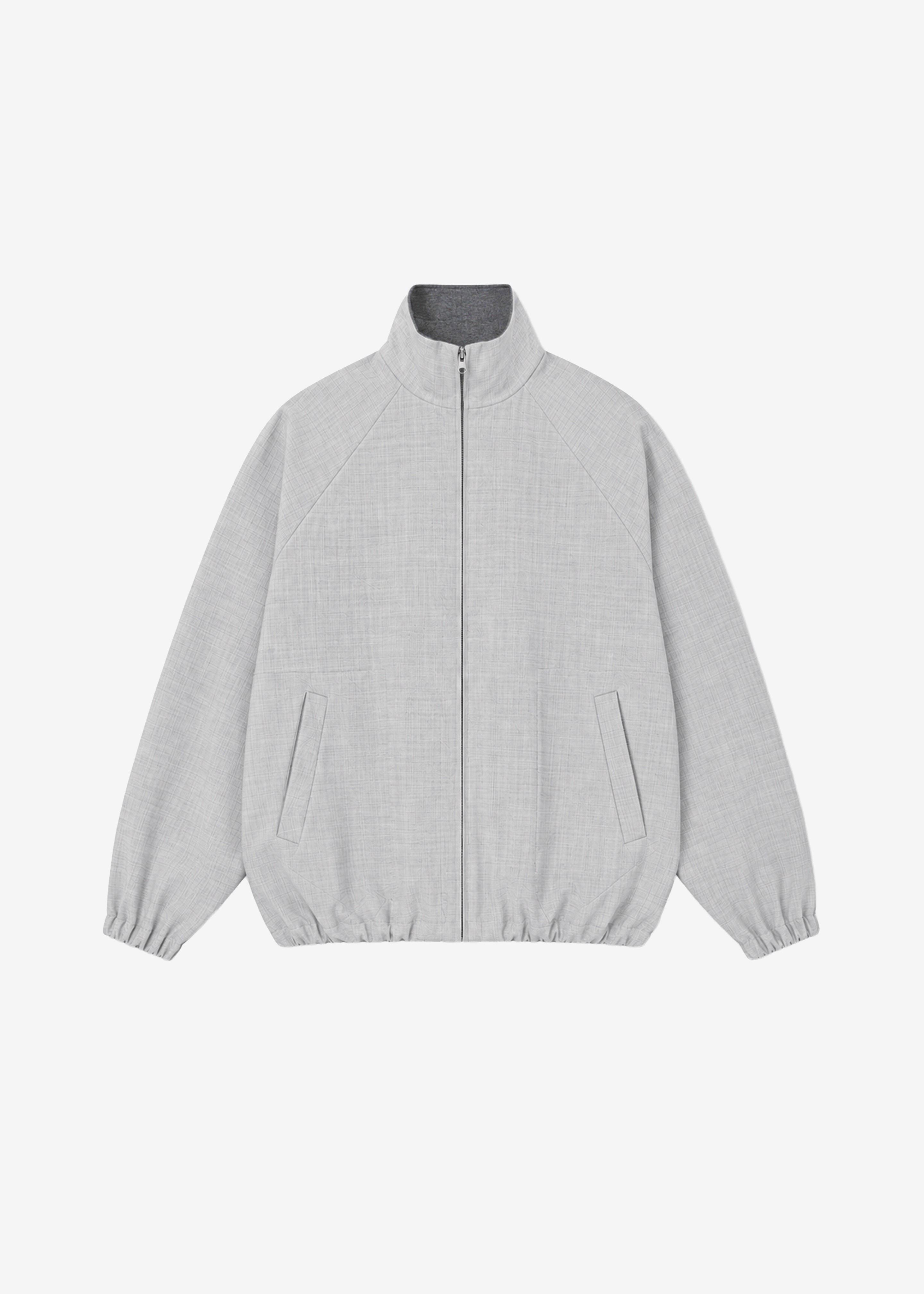 Baxter Reversible Track Jacket - Grey Melange – The Frankie Shop Baxter Reversible Track Jacket - Grey Melange – The Frankie Shop