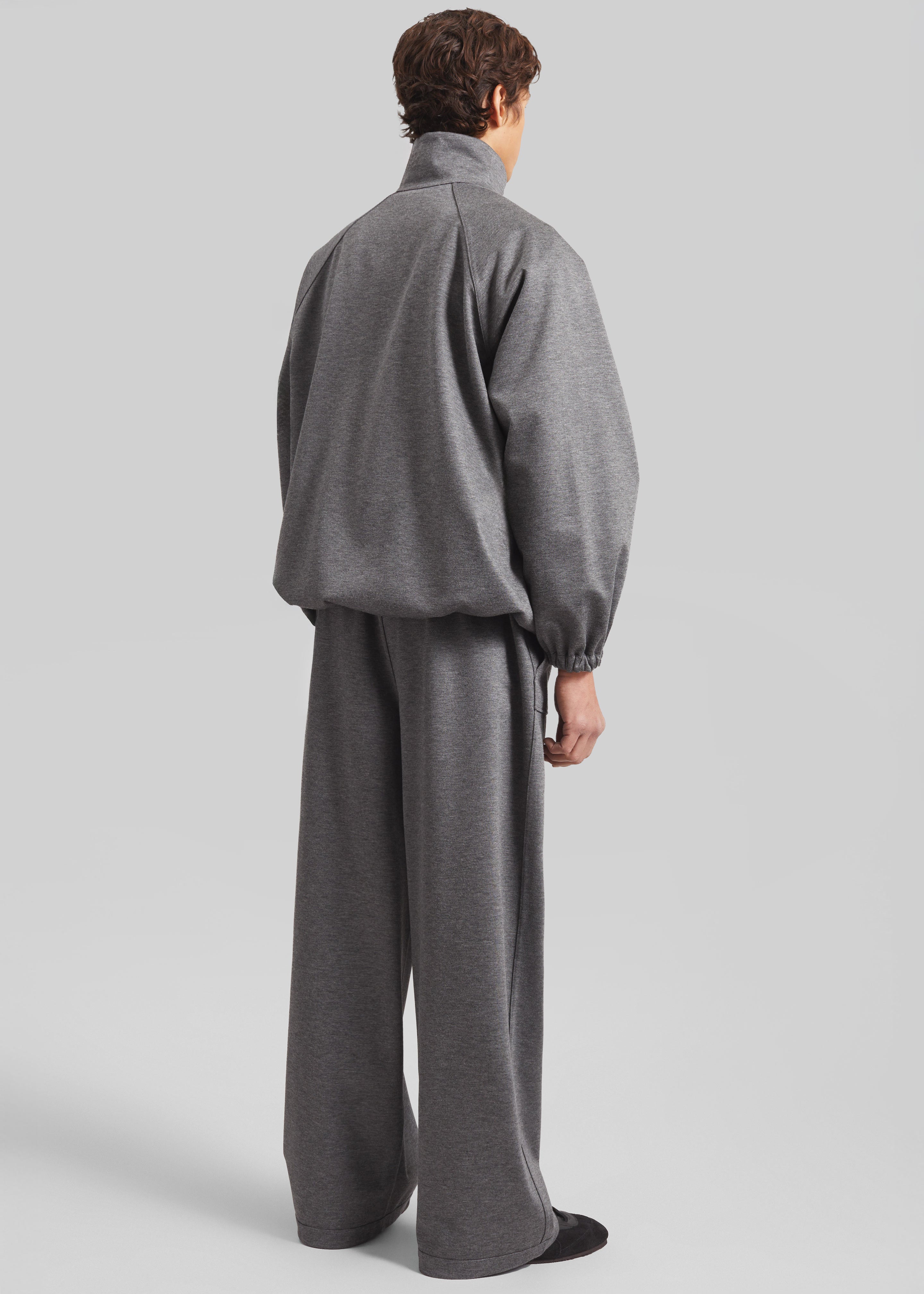 Baxter Reversible Track Jacket - Grey Melange - 12